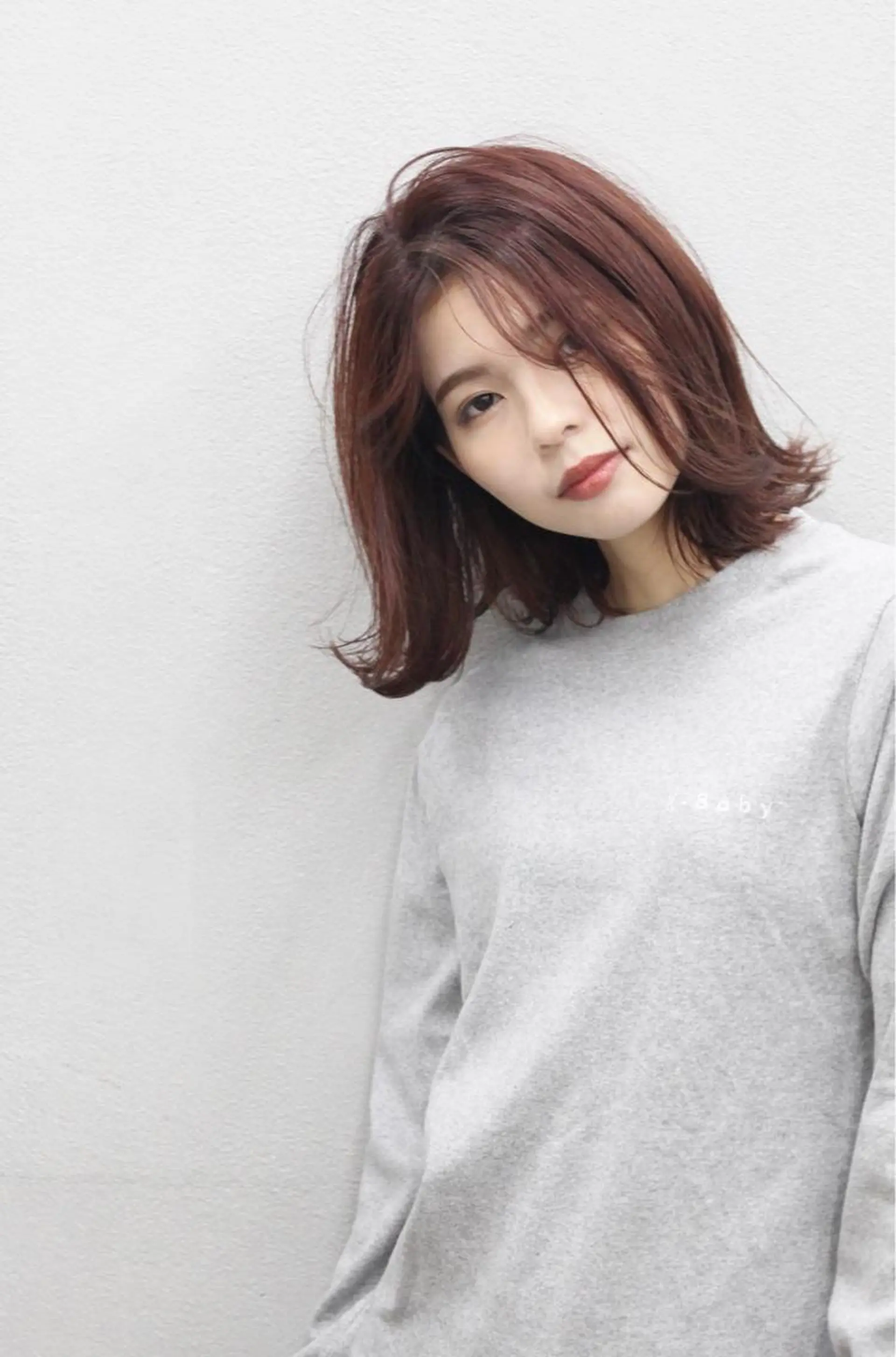 ショート カラー 切りっぱなしボブ ボブ 外ハネヘア カット ヘアカラー ショート/ボブ/ 白髪染め/メンズ葛西のヘアスタイル