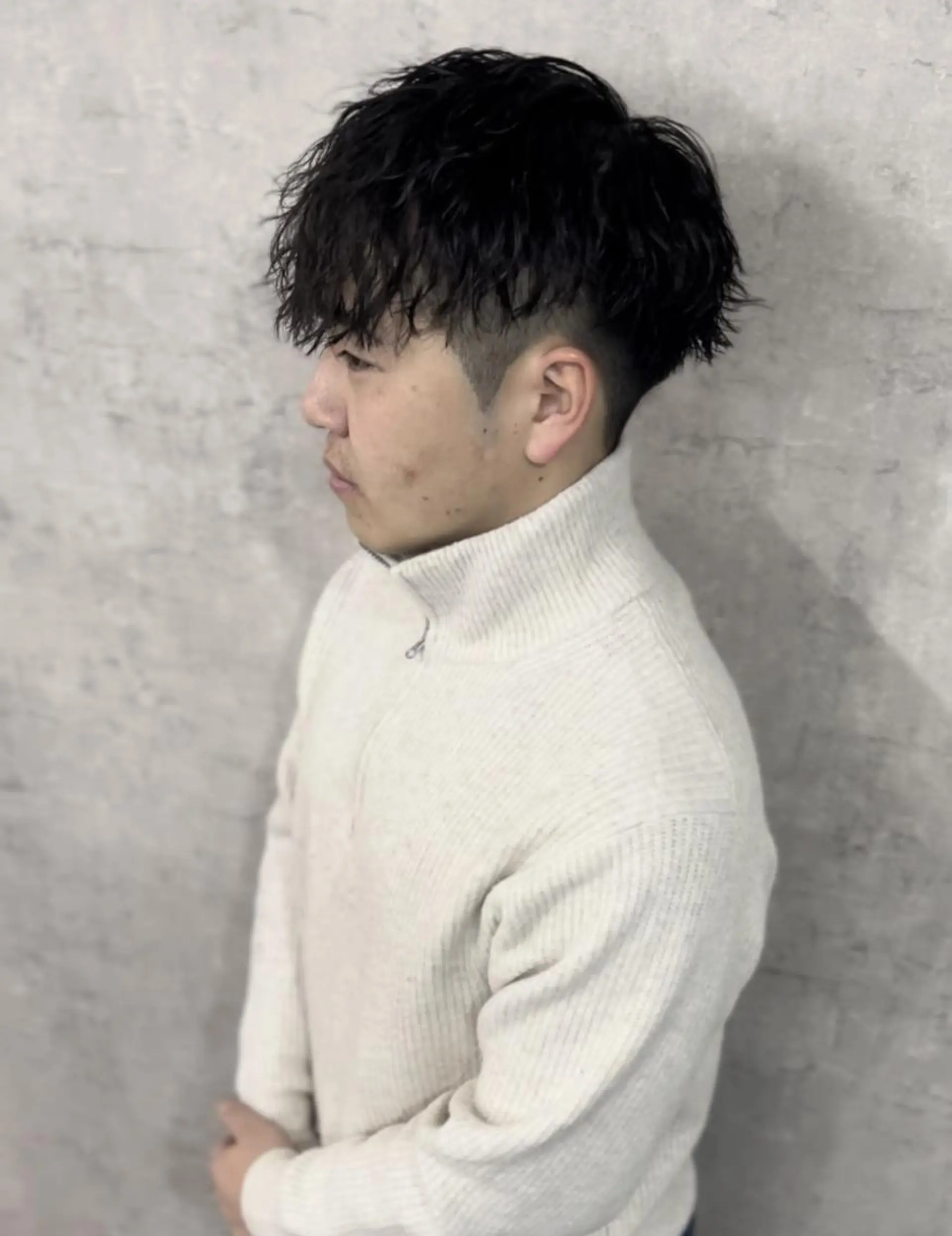 ミディアム ミディアムパーマ カット パーマ トリートメント ヘアセット Men's Eir Kodamaのヘアスタイル