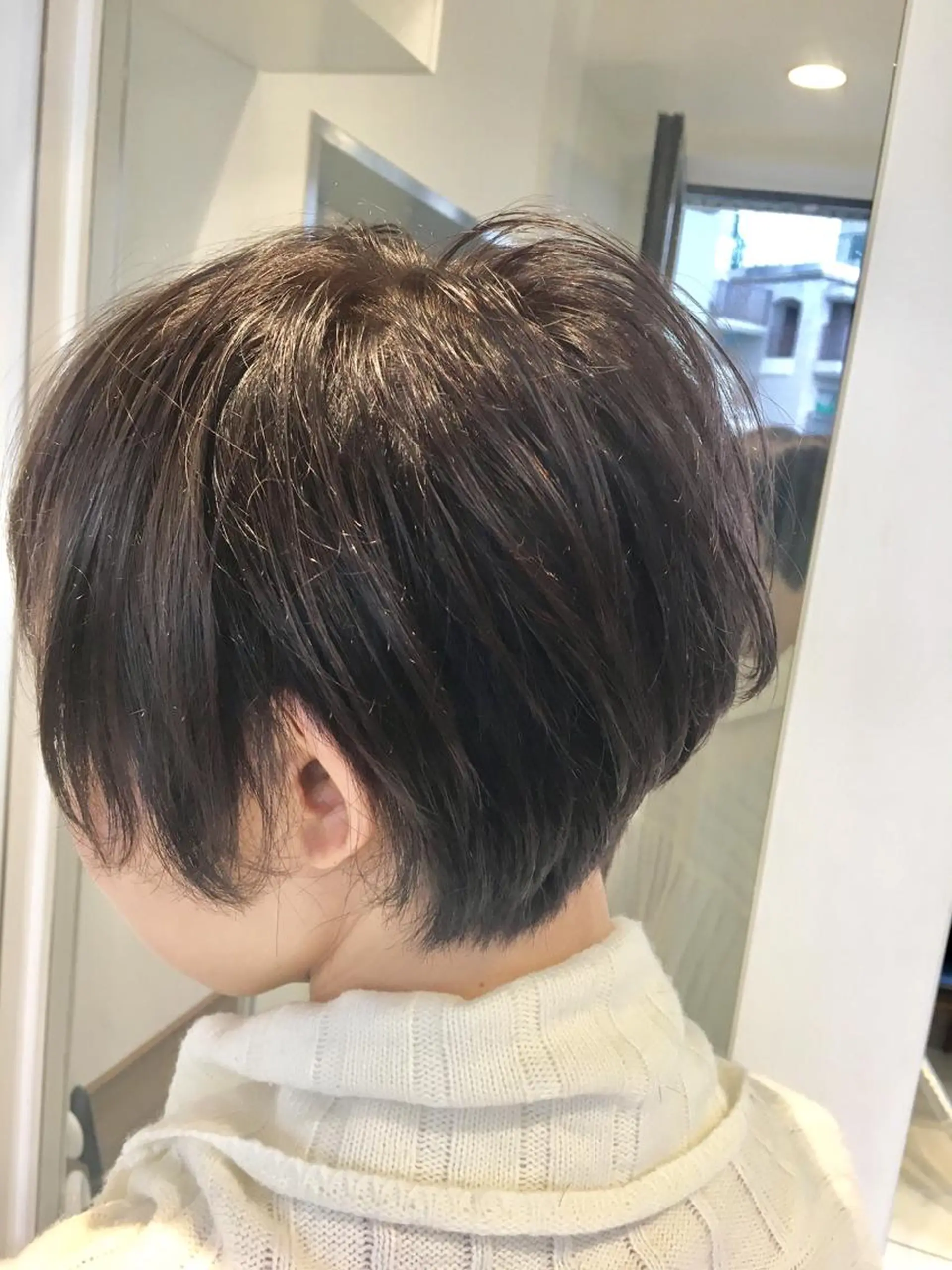 ショート カラー ショートヘア カット ヘアカラー トリートメント 店長 小池アキトのヘアスタイル
