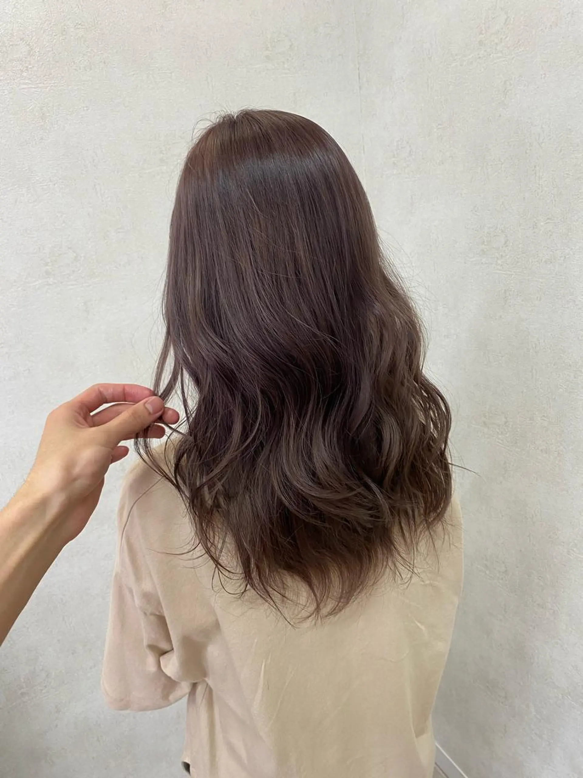 ロング メンズ縮毛矯正 ニュアンスパーマのヘアスタイル