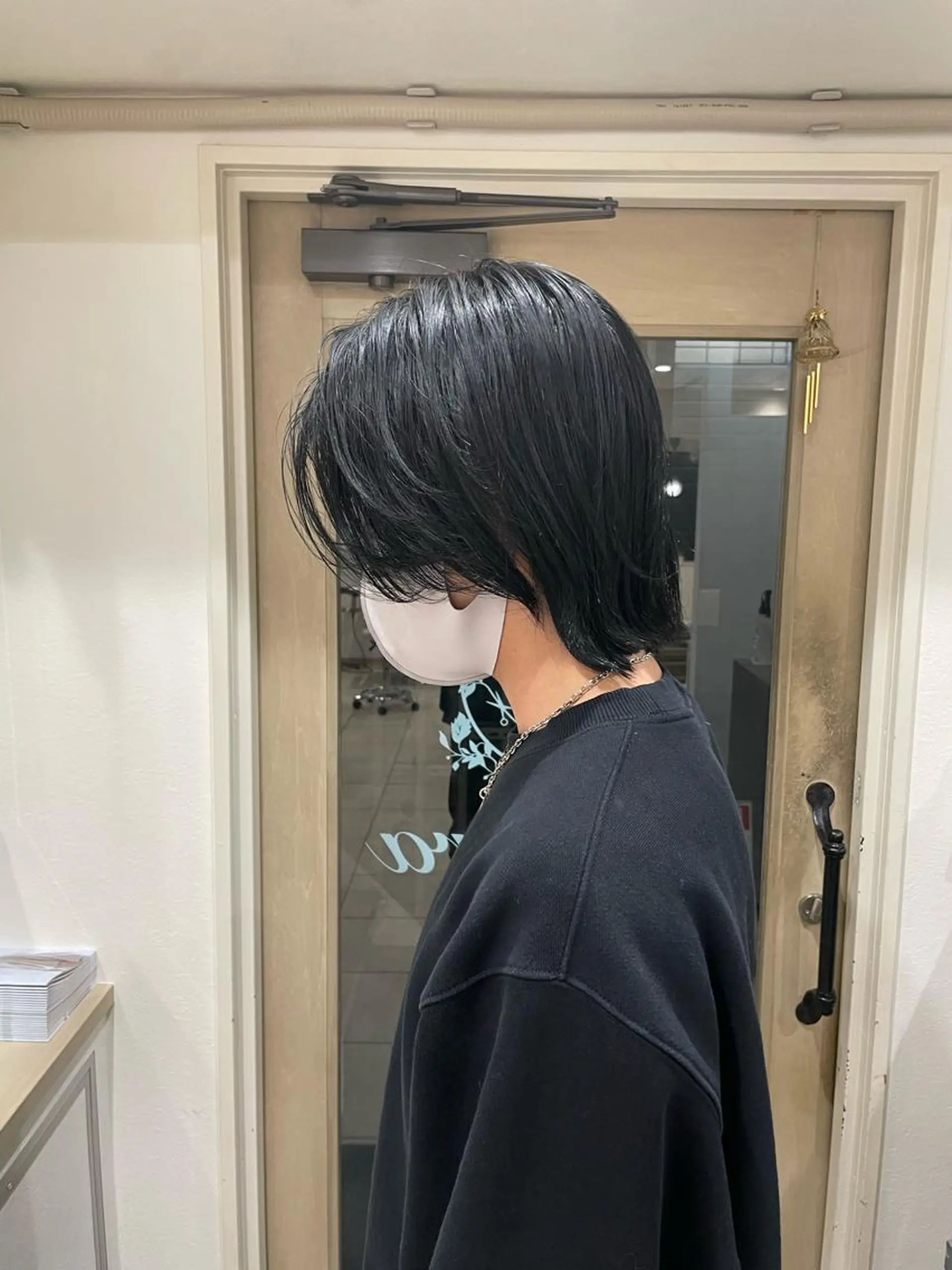 ショート メンズ ボブ ミルクティーベージュ /三村克彦のヘアスタイル