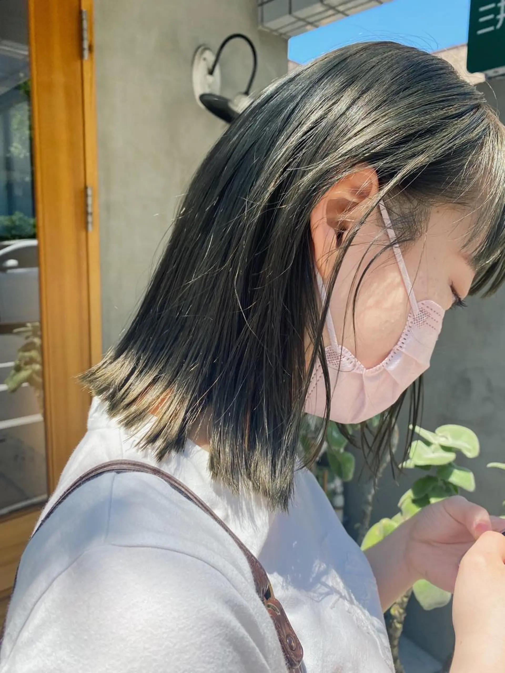 ミディアム カラー ヘアアレンジ カット ヘアカラー トリートメント ニュアンスヘア🌔 nanakoのヘアスタイル