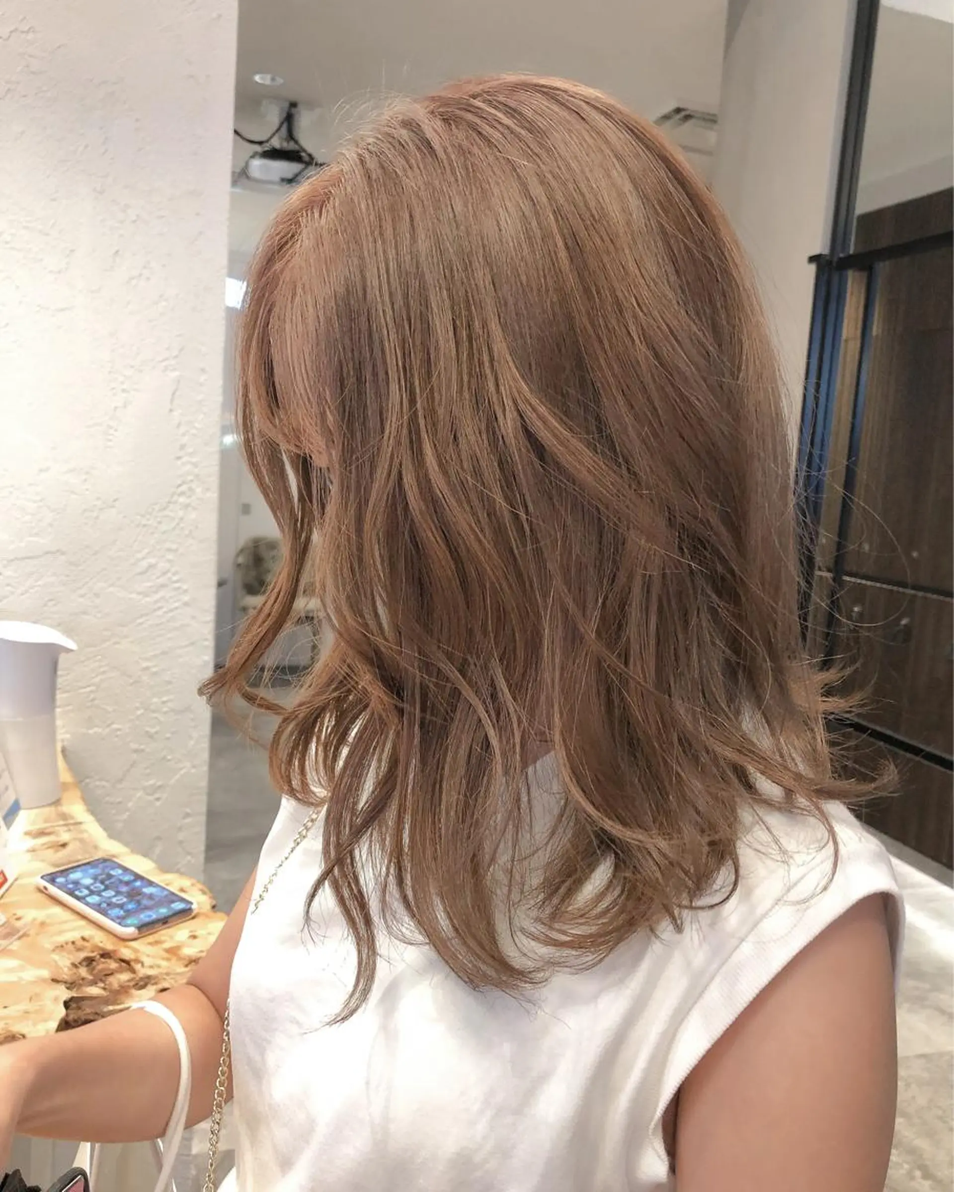 ミディアム カラー 韓国ヘア 店長NEGIのヘアスタイル