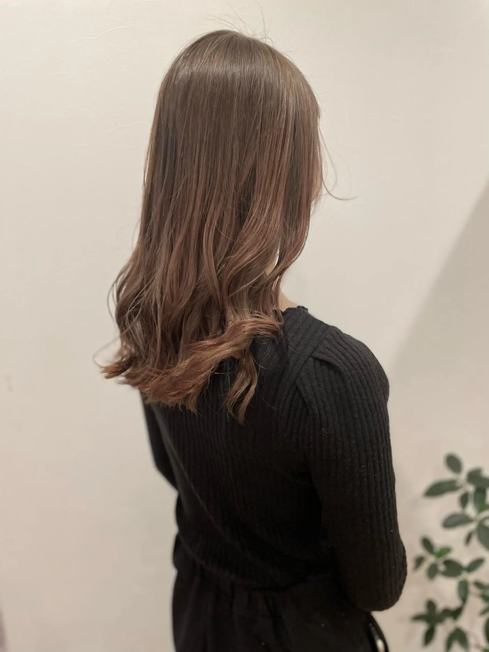 セミロング カラー ブラウンカラー カット ヘアカラー トリートメント ヘッドスパ 北九州美容室 🕊️わかな✂︎のヘアスタイル