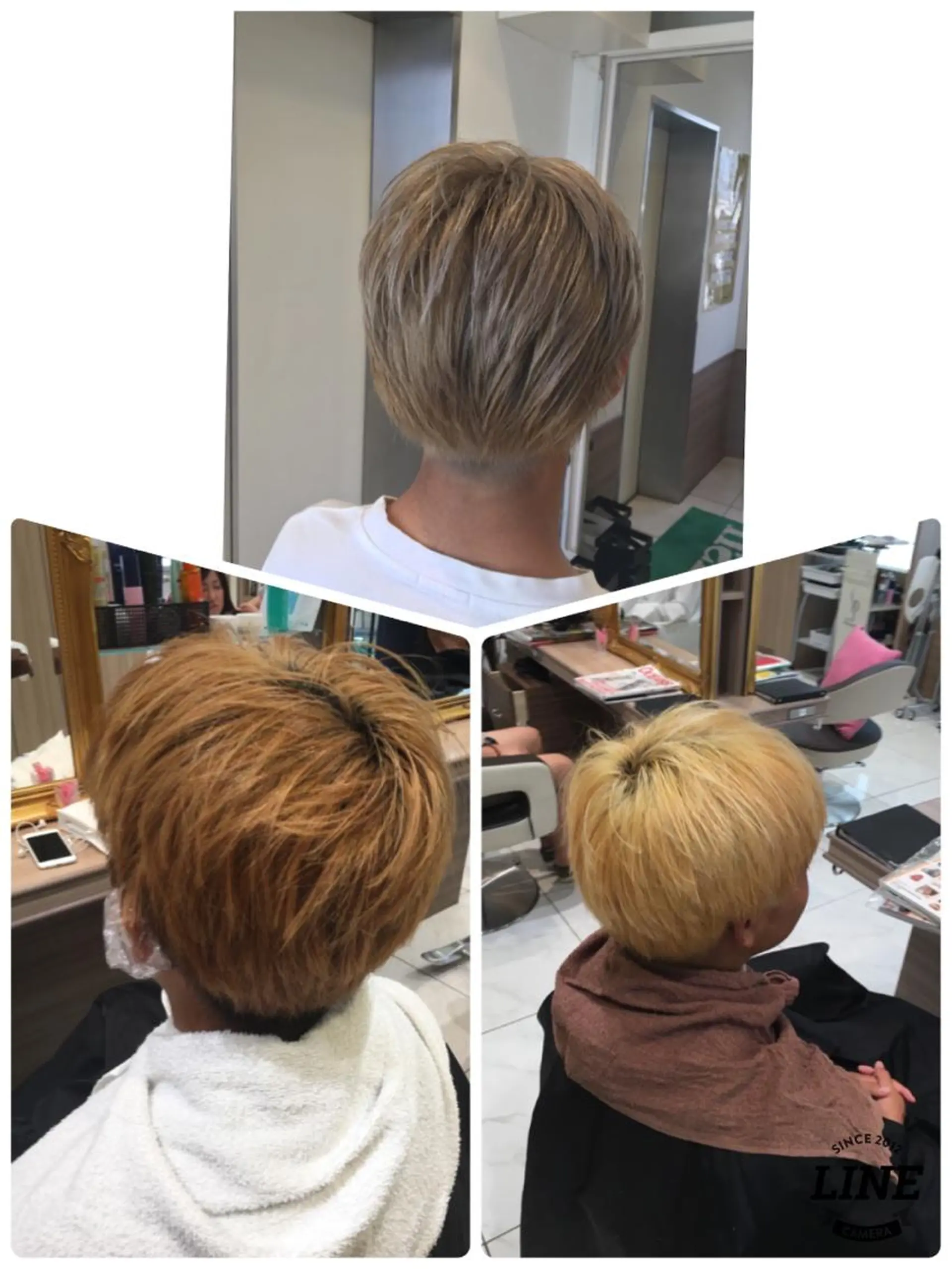 ショート カラー 店長 小池アキトのヘアスタイル