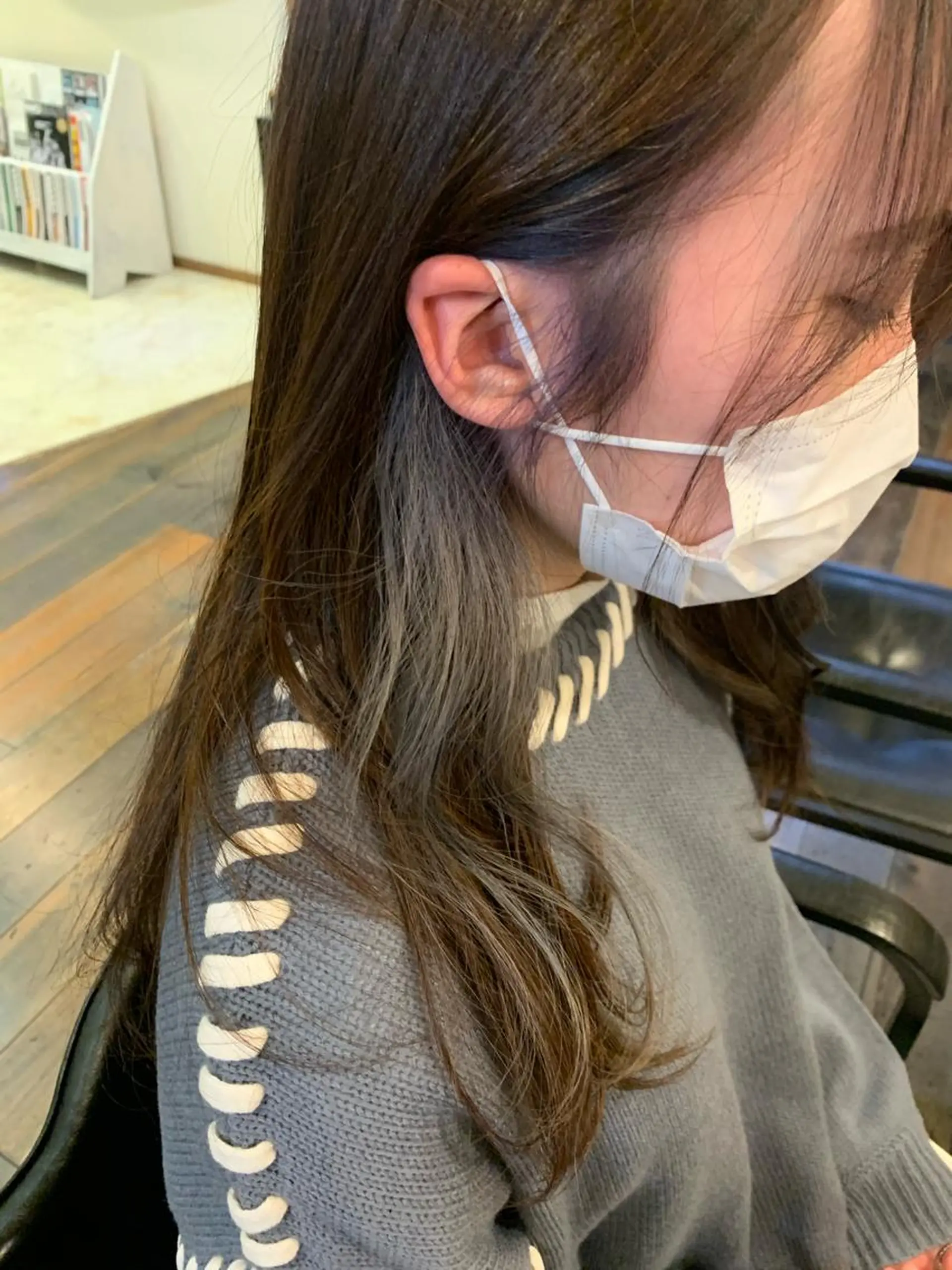 ロング カラー 梶原 真帆のヘアスタイル