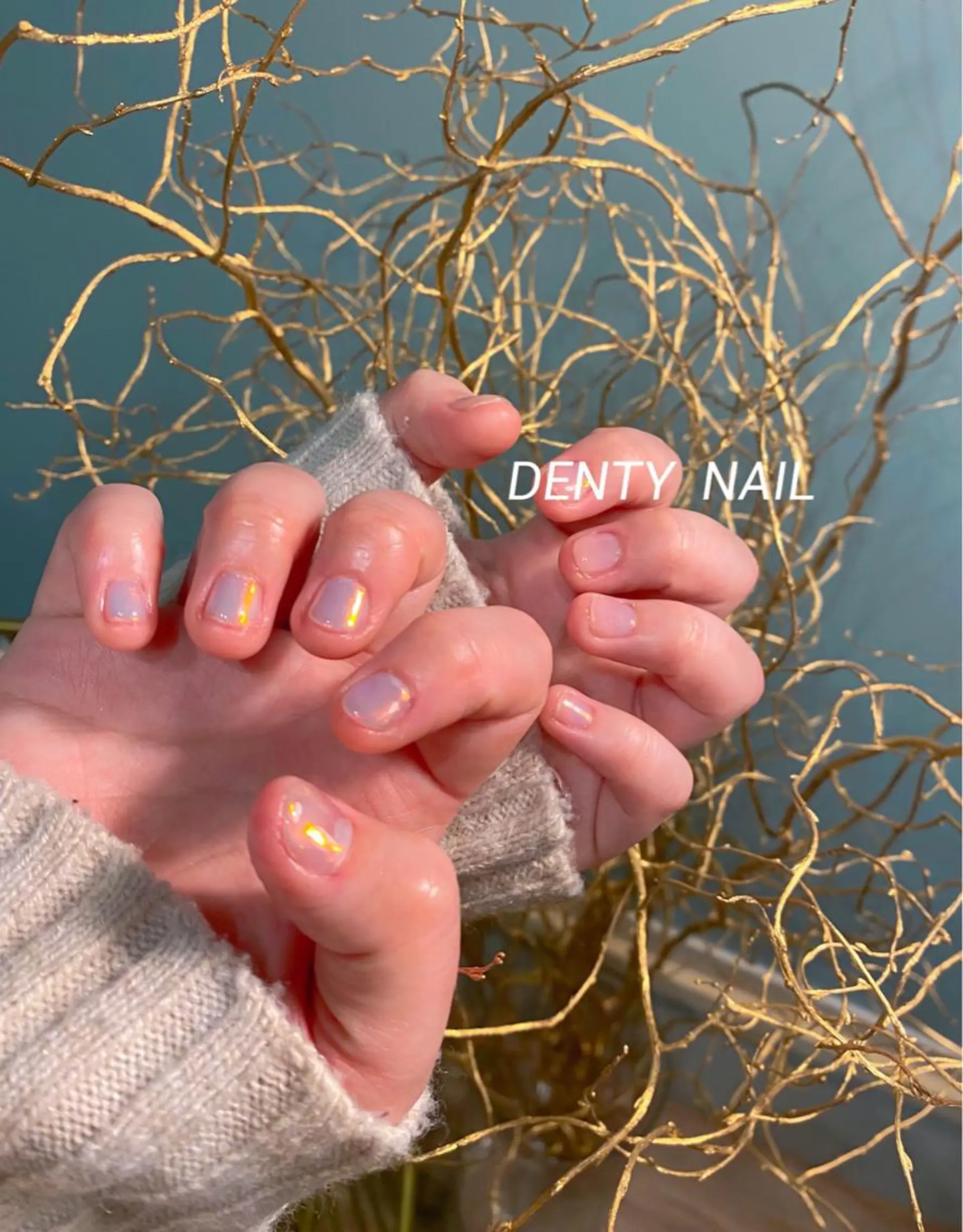 ネイル オレンジ ハンドネイル フットネイル DENTY NAIL所属・DENTY NAIL -ArtRoom-のネイルデザイン