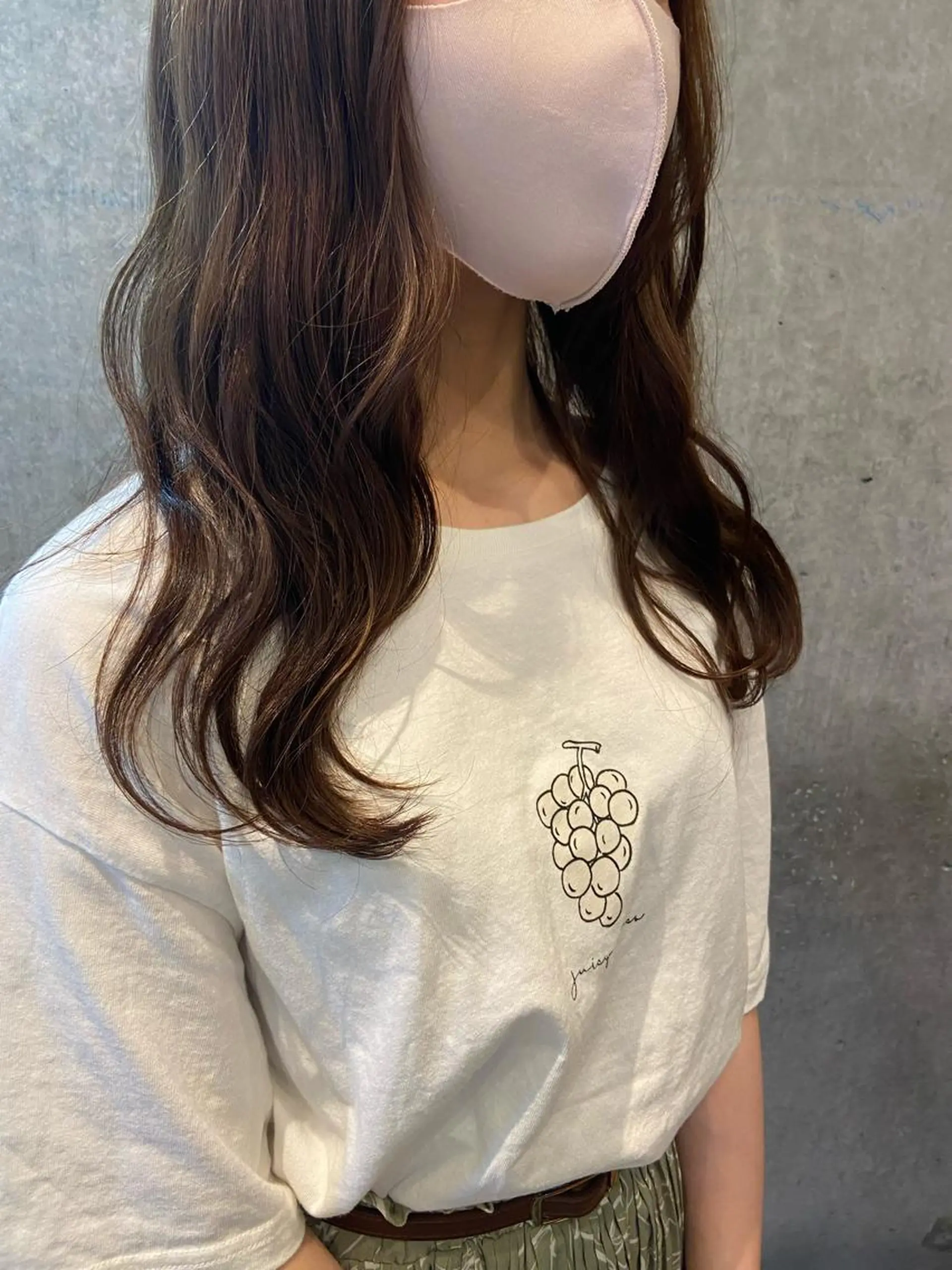 ミディアム カラー ブリーチ 暗髪/艶髪/Ono .のヘアスタイル