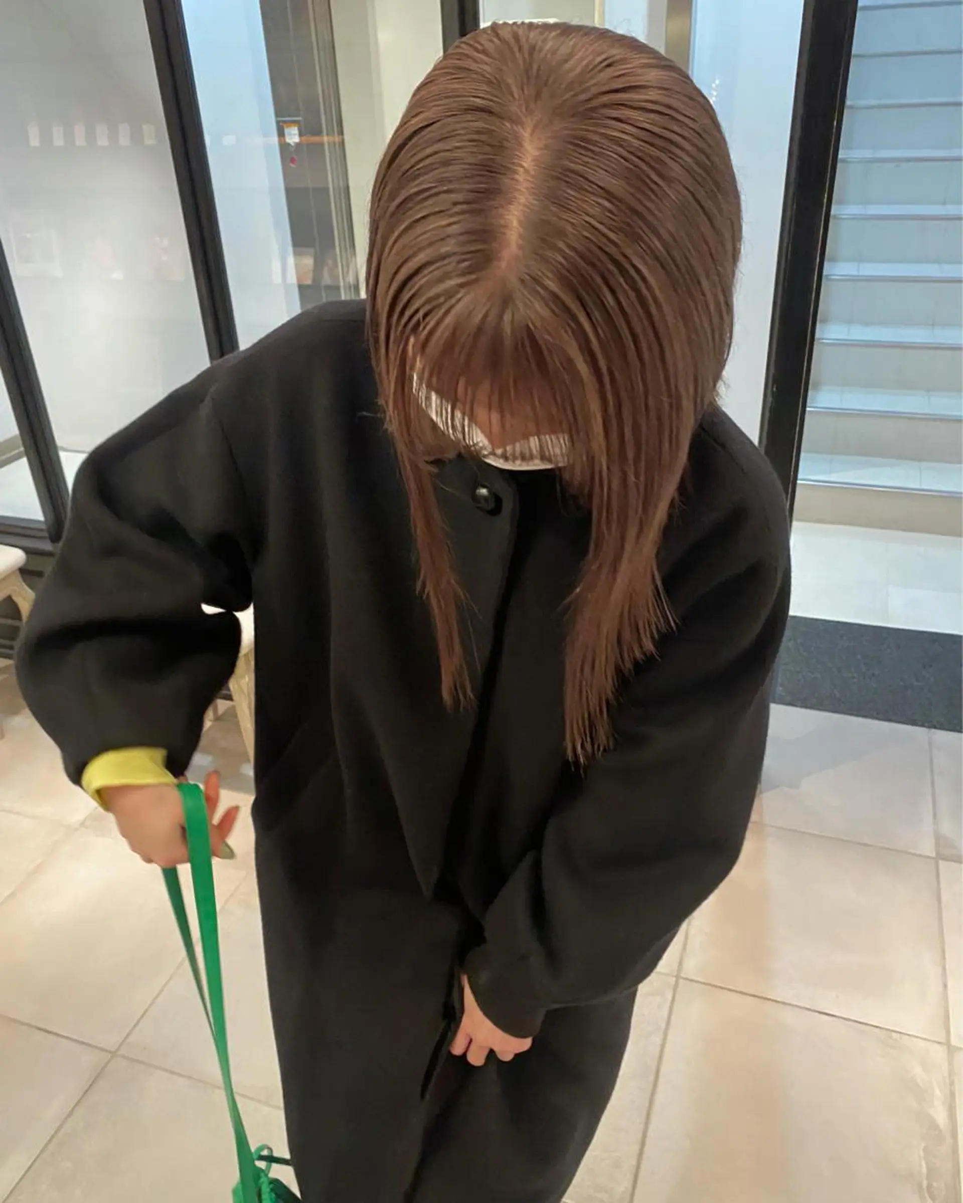 ミディアム カラー 縮毛矯正 riria/ボブ /透明感カラー🎀のヘアスタイル