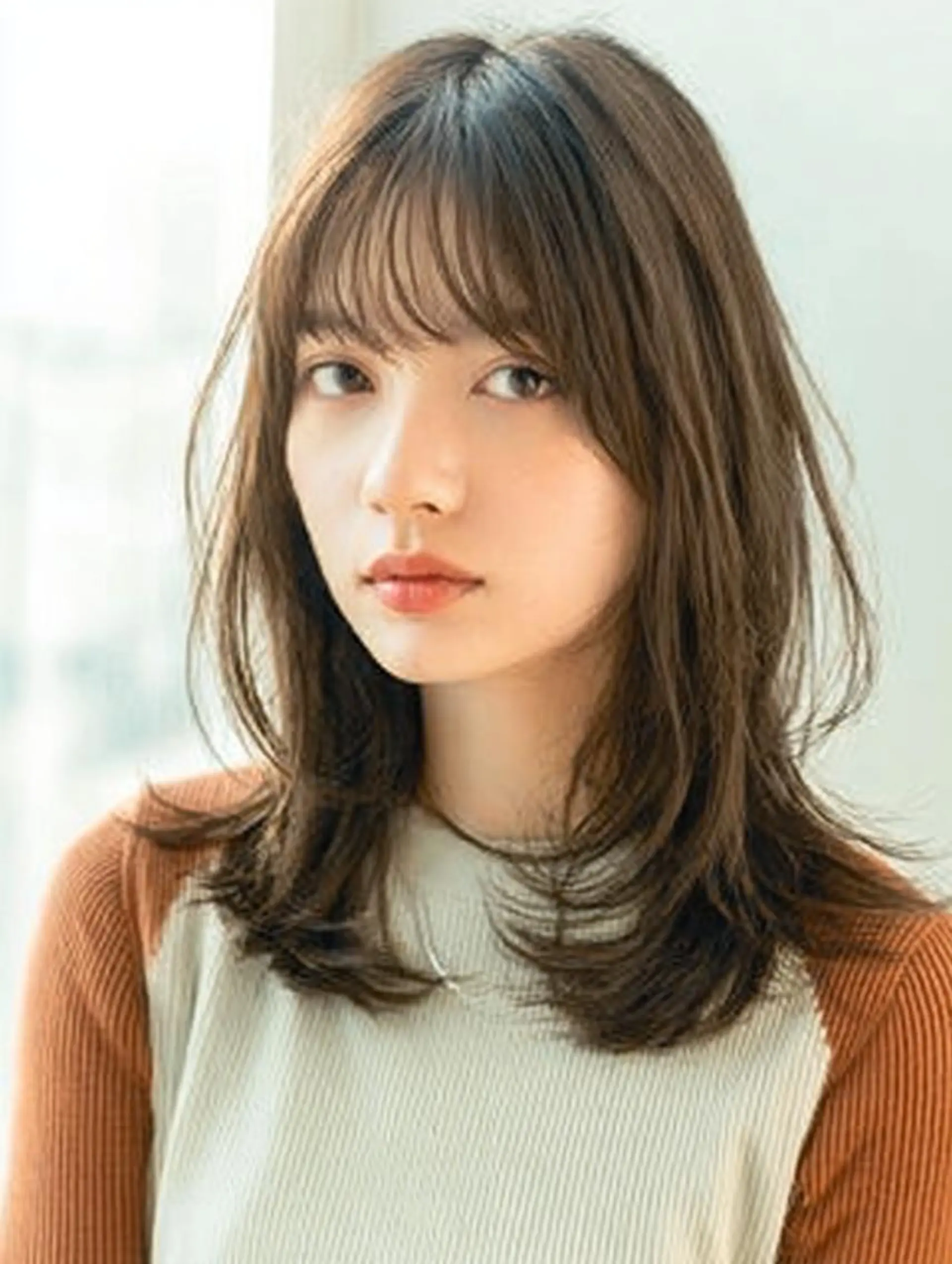 ミディアム ハッシュカット 髪質改善 レイヤーカット 縮毛矯正 トリートメント カット ヘアカラー トリートメント 生艶髪＆レイヤー🔔 渋谷お薦めNo.1✨のヘアスタイル