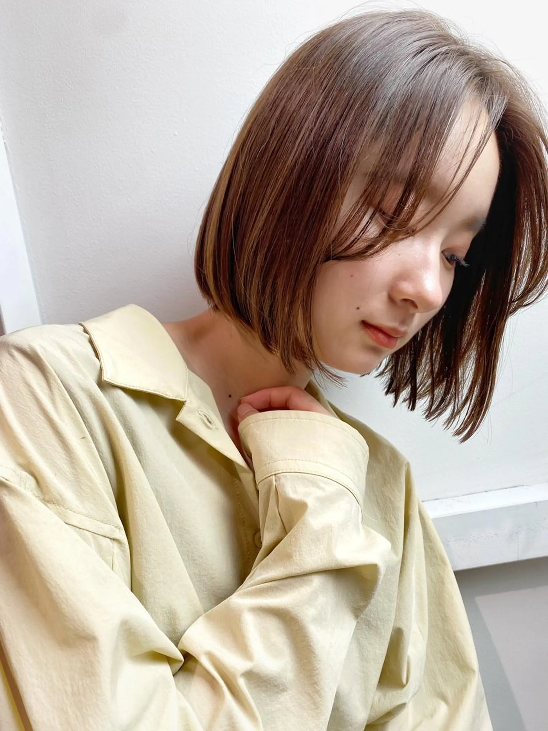 ショート カラー ボブ カット ヘアカラー トリートメント 🉐メンズヘア特化 men's/ケンイチのヘアスタイル