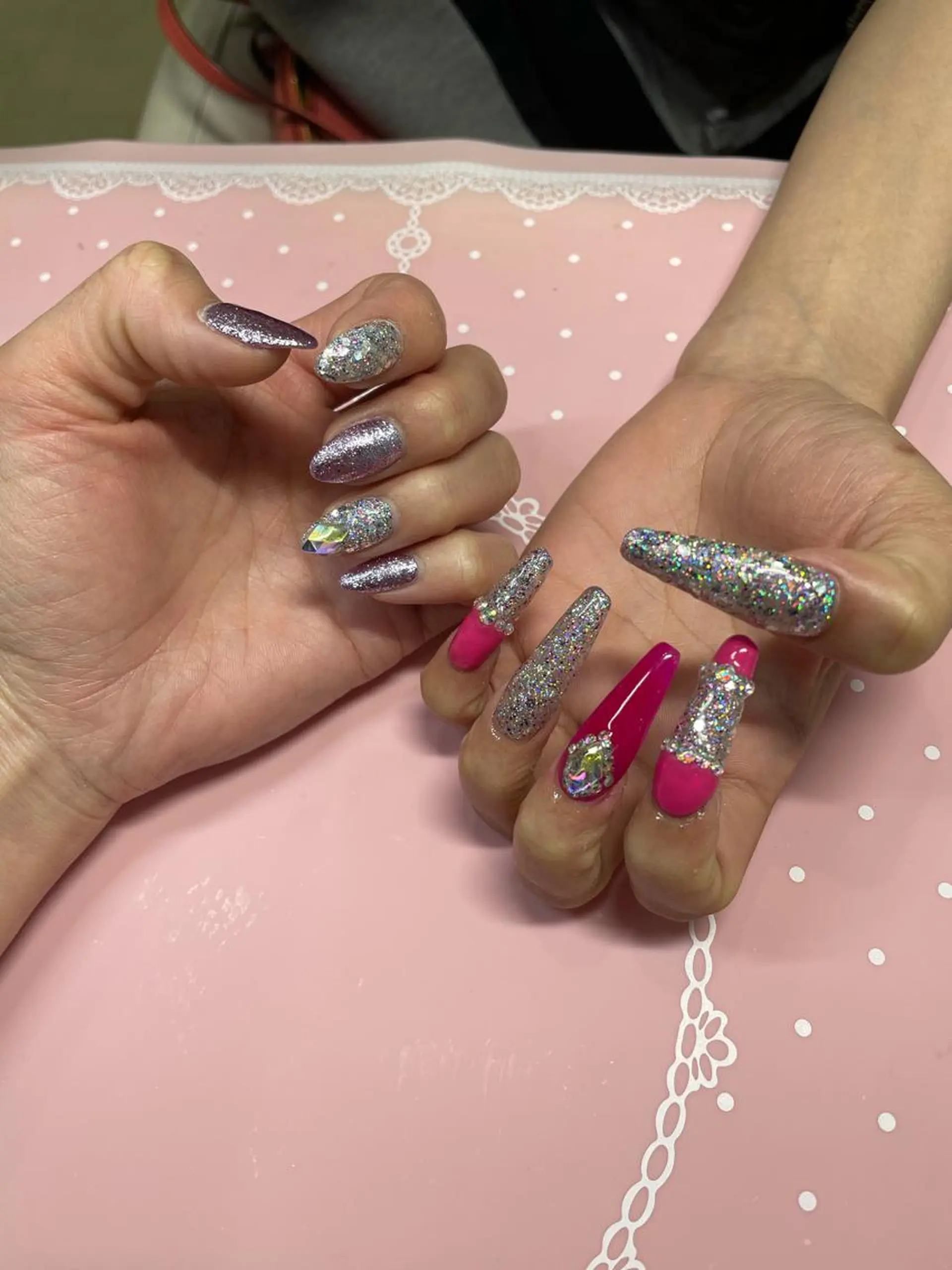 ロング ネイル ハンドネイル 《LB》ラブリエ Nail&eyeのマツエク・マツパデザイン