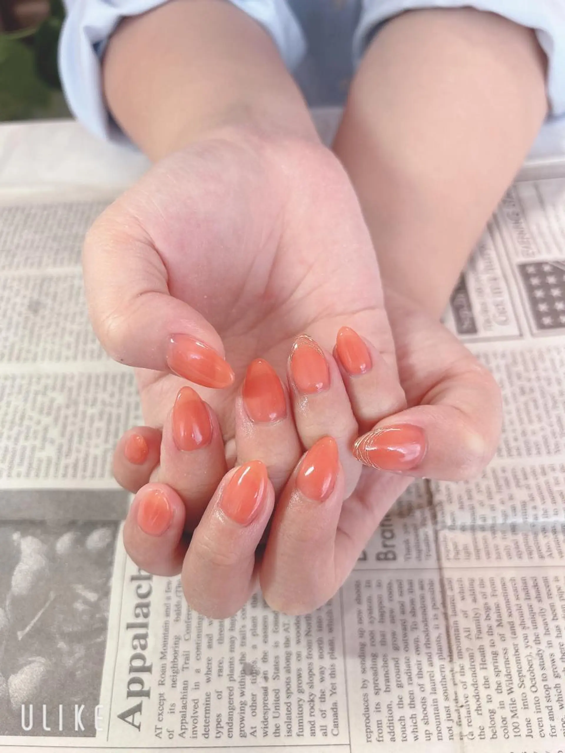 ネイル フレンチネイル ミラーネイル ハンドネイル ハンドケア 森山 舞のネイルデザイン