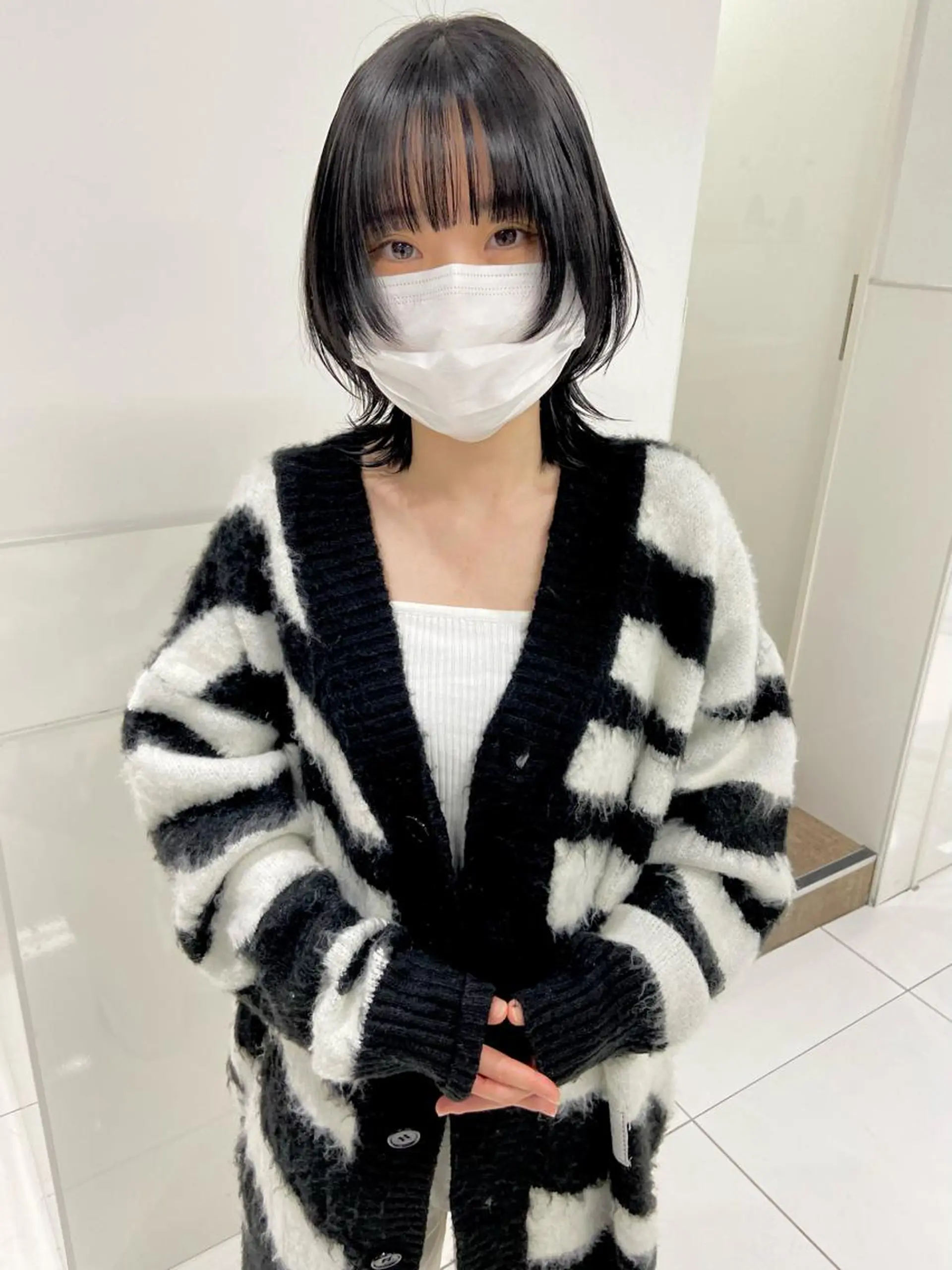 ミディアム Amelie yunのヘアスタイル