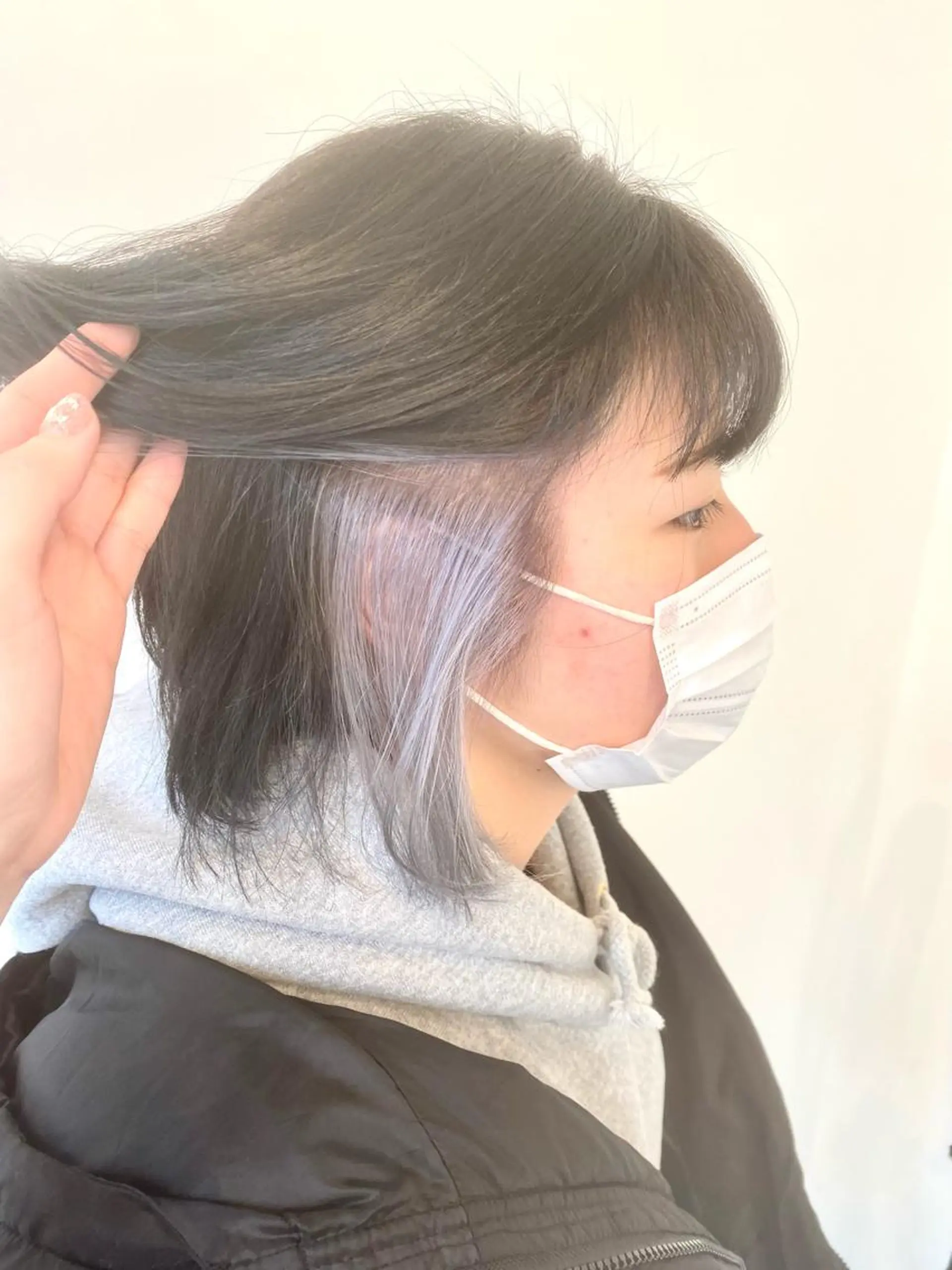 カラー ブリーチ シルバー ヘアカラー 🎀暖色/オリーブ カラー🎀seinaのヘアスタイル