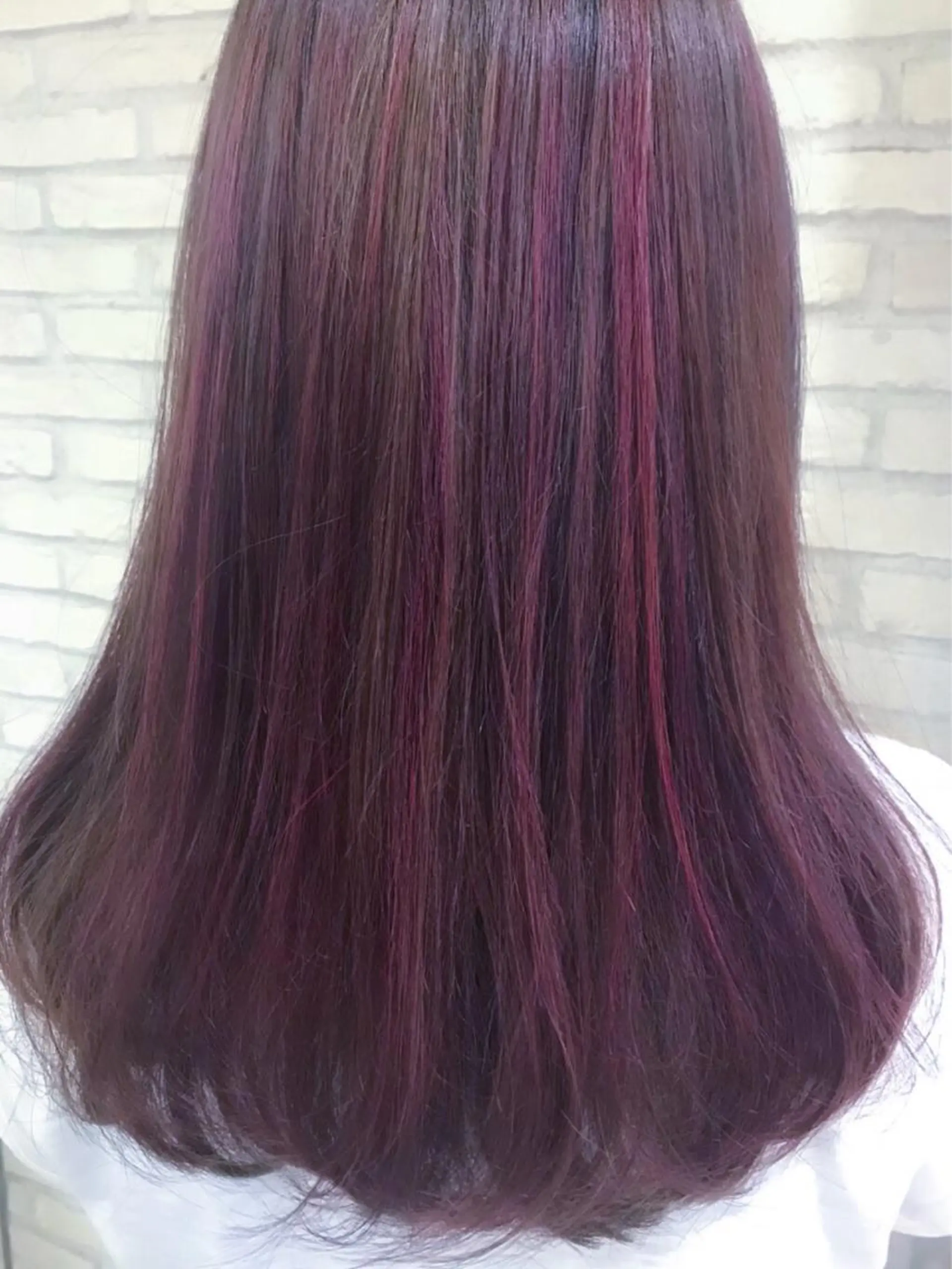 ショート カラー ベージュカラー ハイライトカラー ピンクカラー ピンクベージュ パープルカラー HAUS 片山みほのヘアスタイル