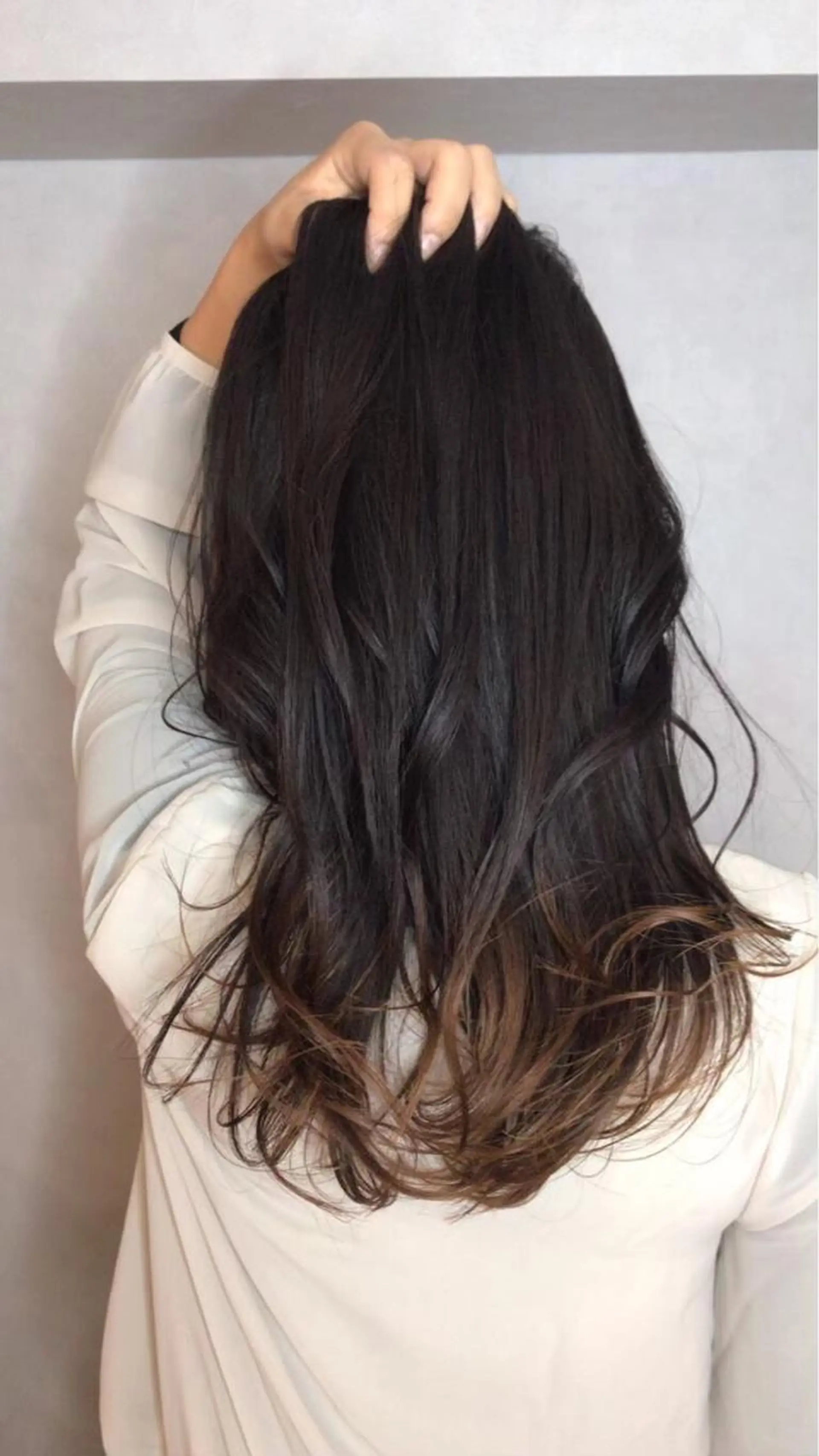 ロング カラー BROCANTE立川 karasawa.nのヘアスタイル