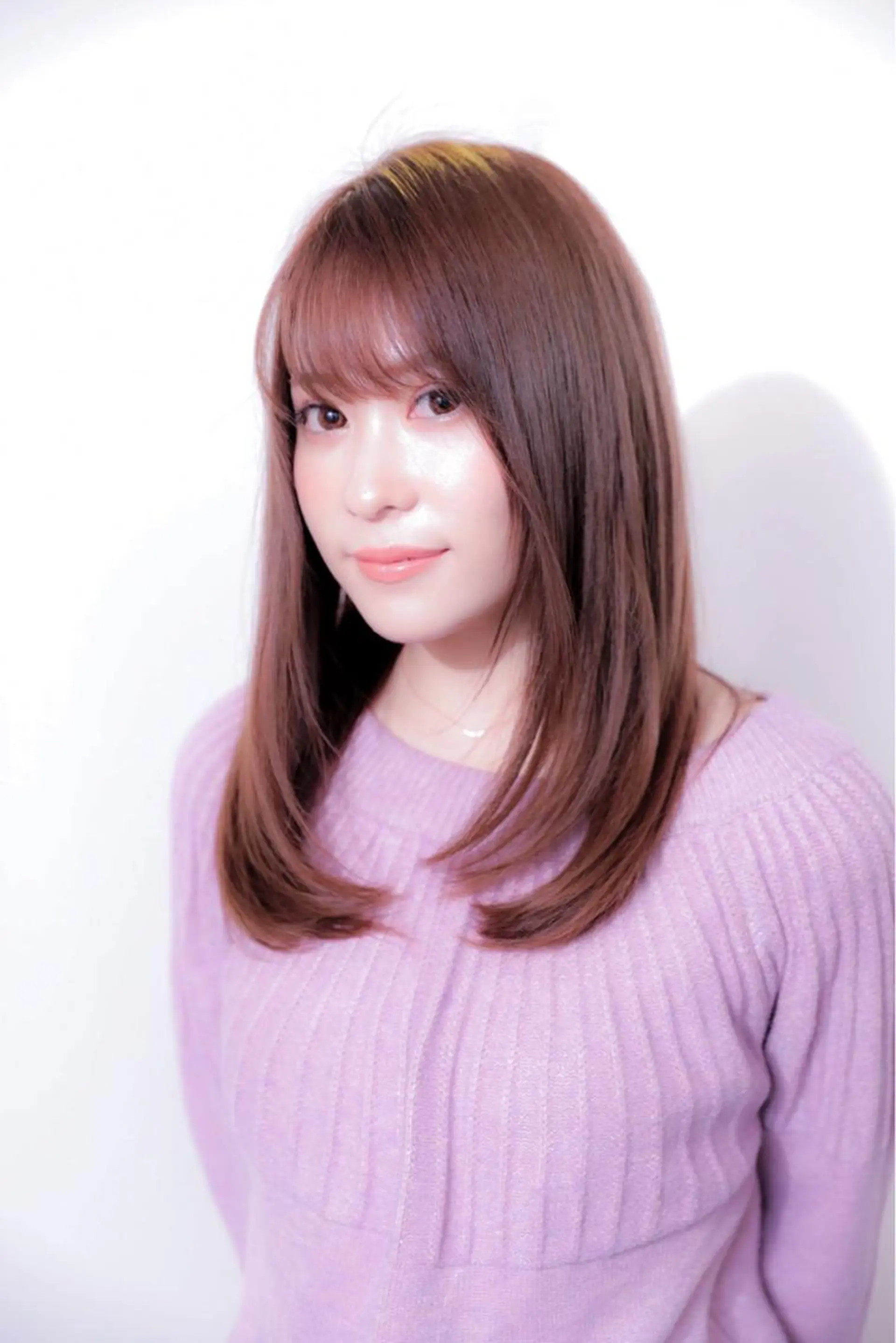 セミロング カラー パーマ ヘアアレンジ ✨関西No1✨ 春木淳也のヘアスタイル