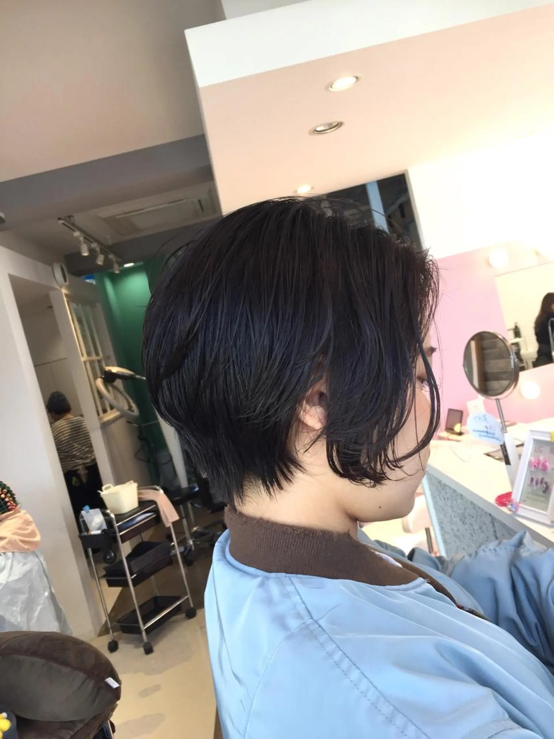 ショート ハンサムショート ショートヘア 所渉/韓国レイヤー /ウルフカットのヘアスタイル