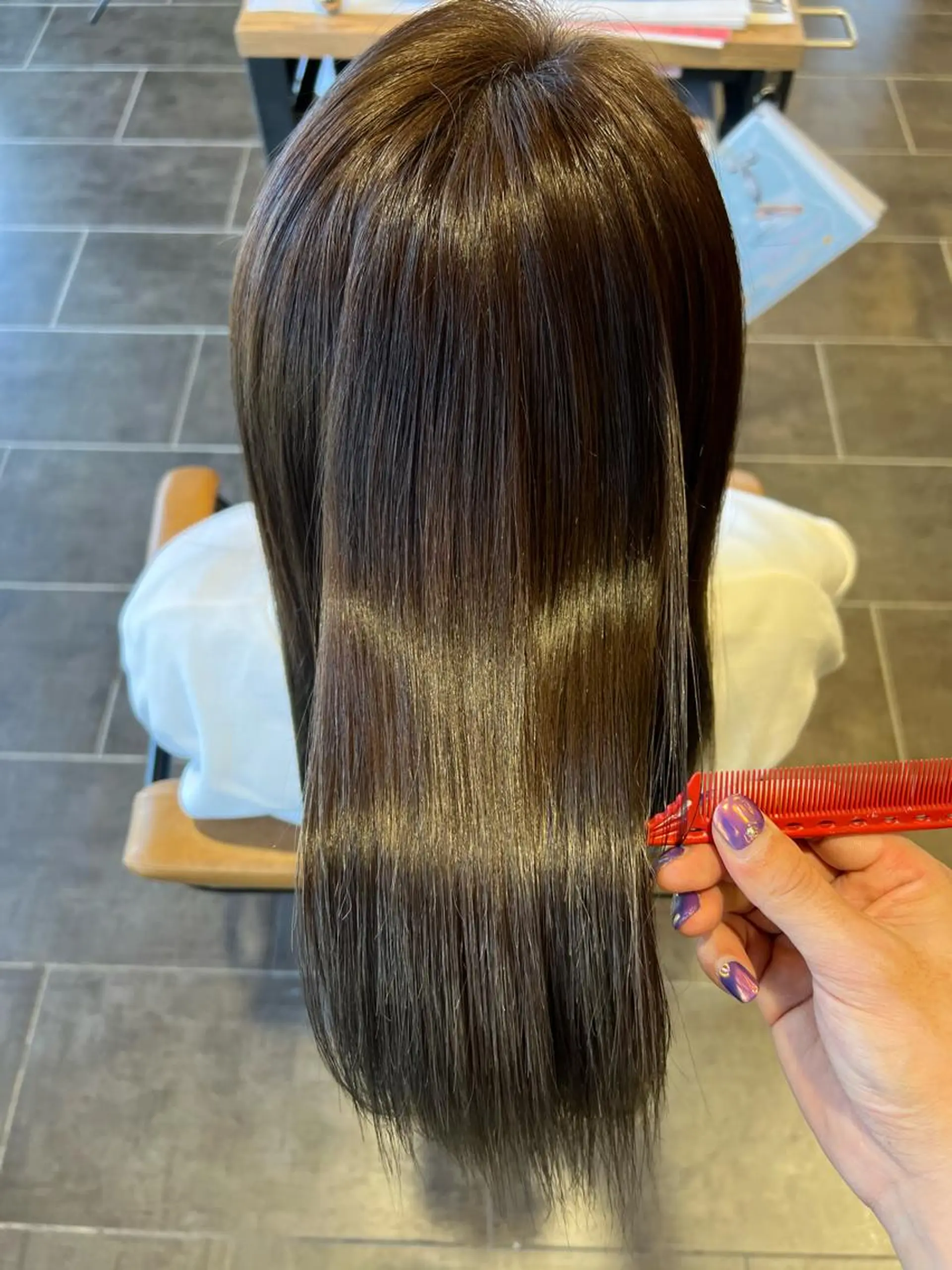 ロング カラー 髪質改善 ツヤ髪の匠/髪質改善 山本晃太のヘアスタイル