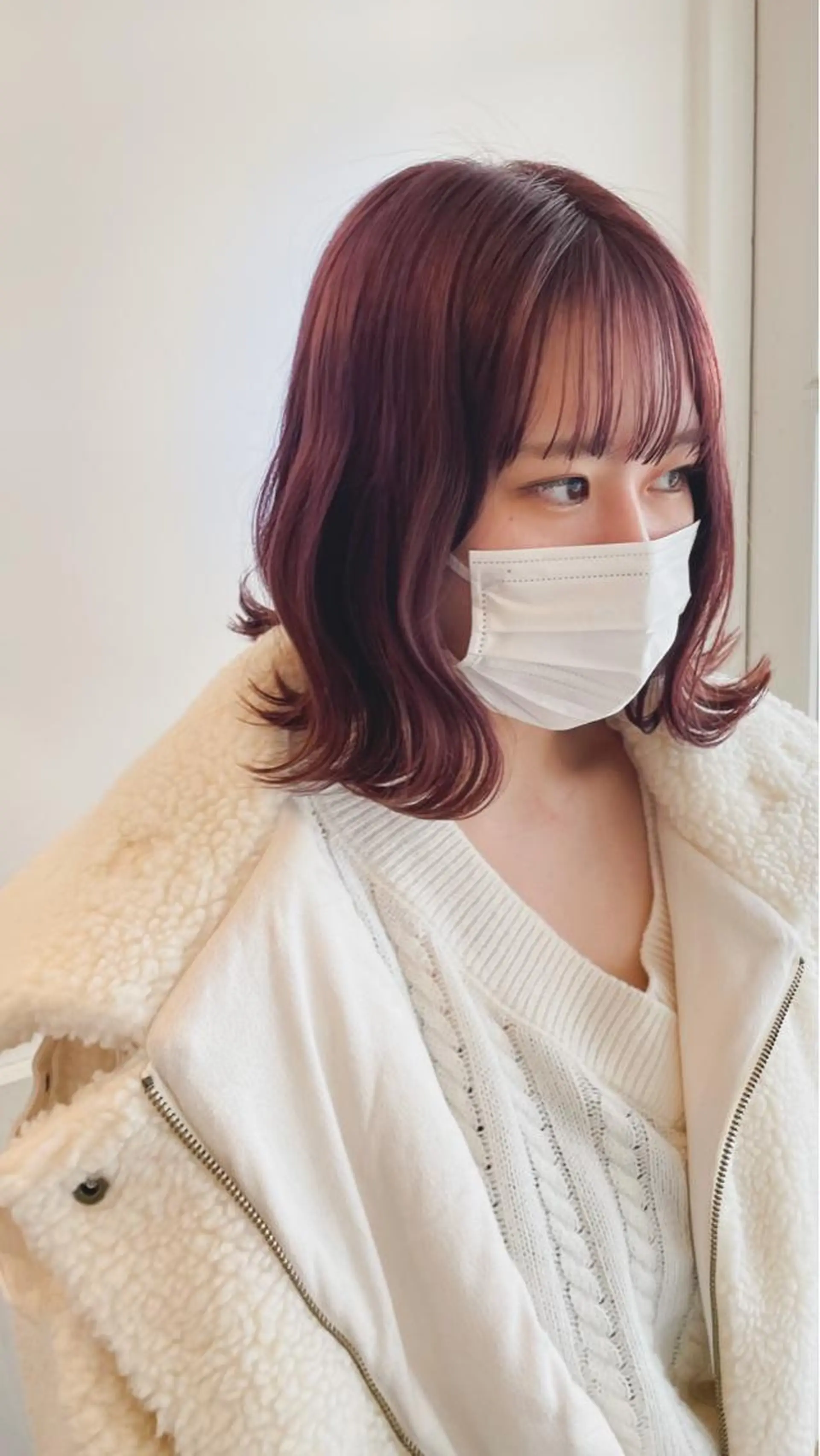 ミディアム カラー ブラウンカラー ピンクカラー ピンクブラウン 吉田 浩太郎のヘアスタイル