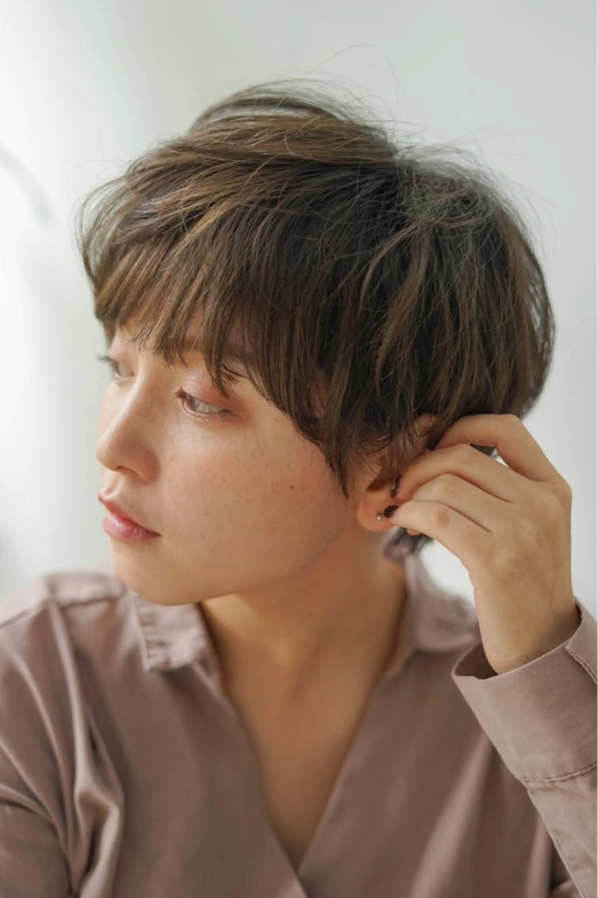 ショート カット ヘアカラー トリートメント 骨格/顔タイプ/ パーソナルカラー菅原のヘアスタイル