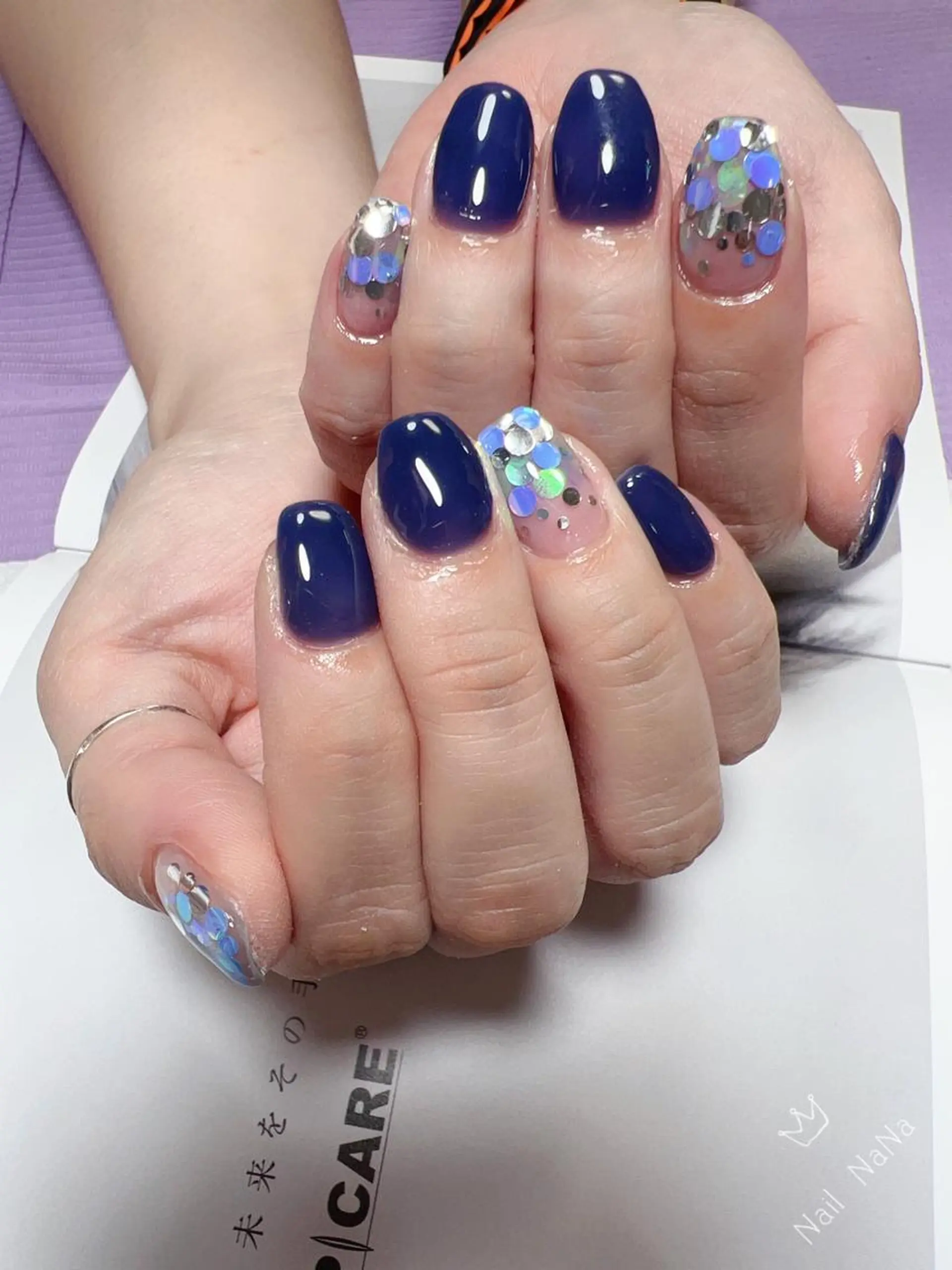 ショート カラー ネイル ハンドネイル Nail NaNaのネイルデザイン