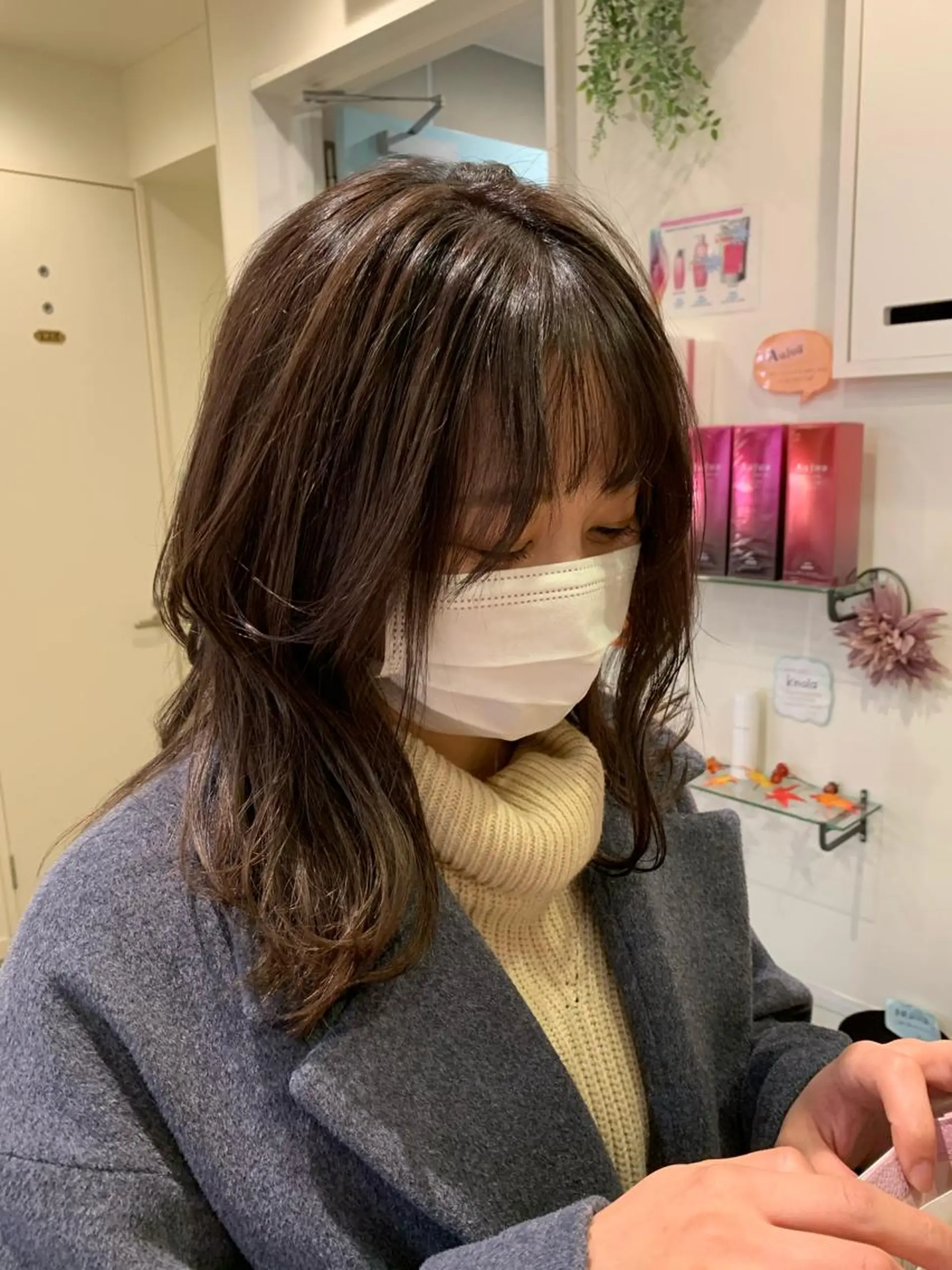 セミロング 【ANSWER】 渡辺カリン🌼のヘアスタイル