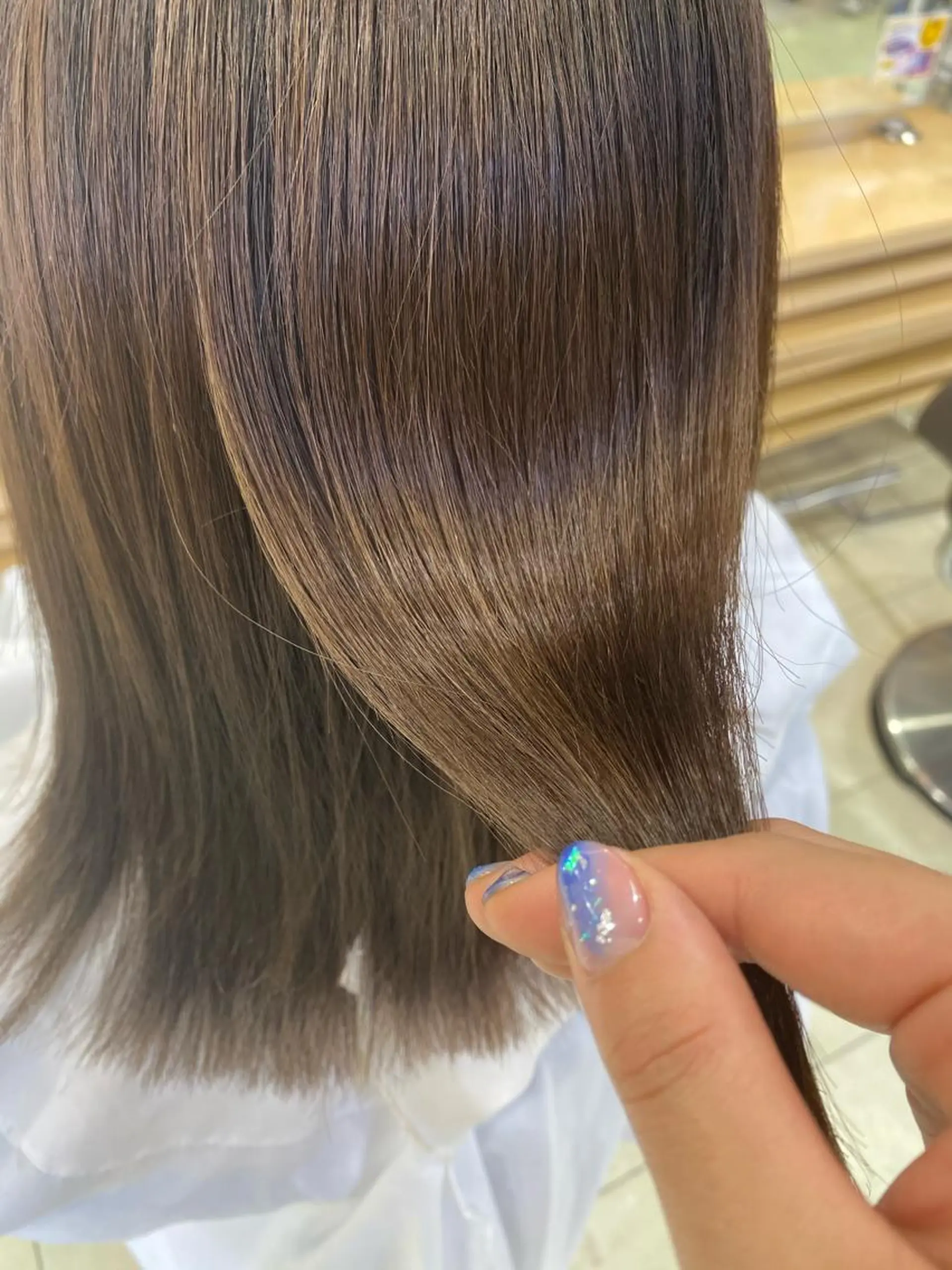 セミロング カラー ヘアアレンジ TSUNA 🌙 Lim 五反田のマツエク・マツパデザイン