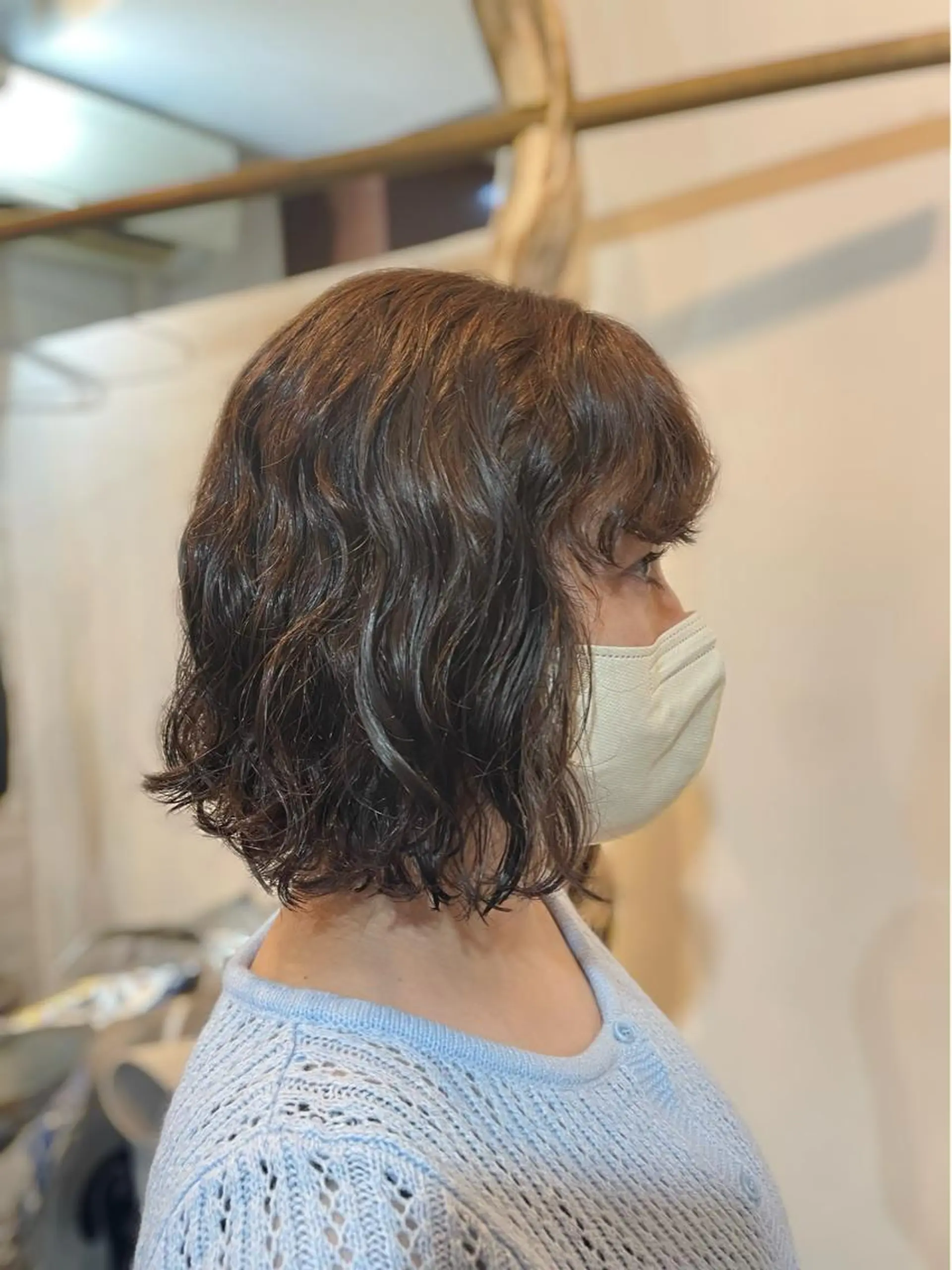 ショート カラー パーマ 中野 ゆかのヘアスタイル