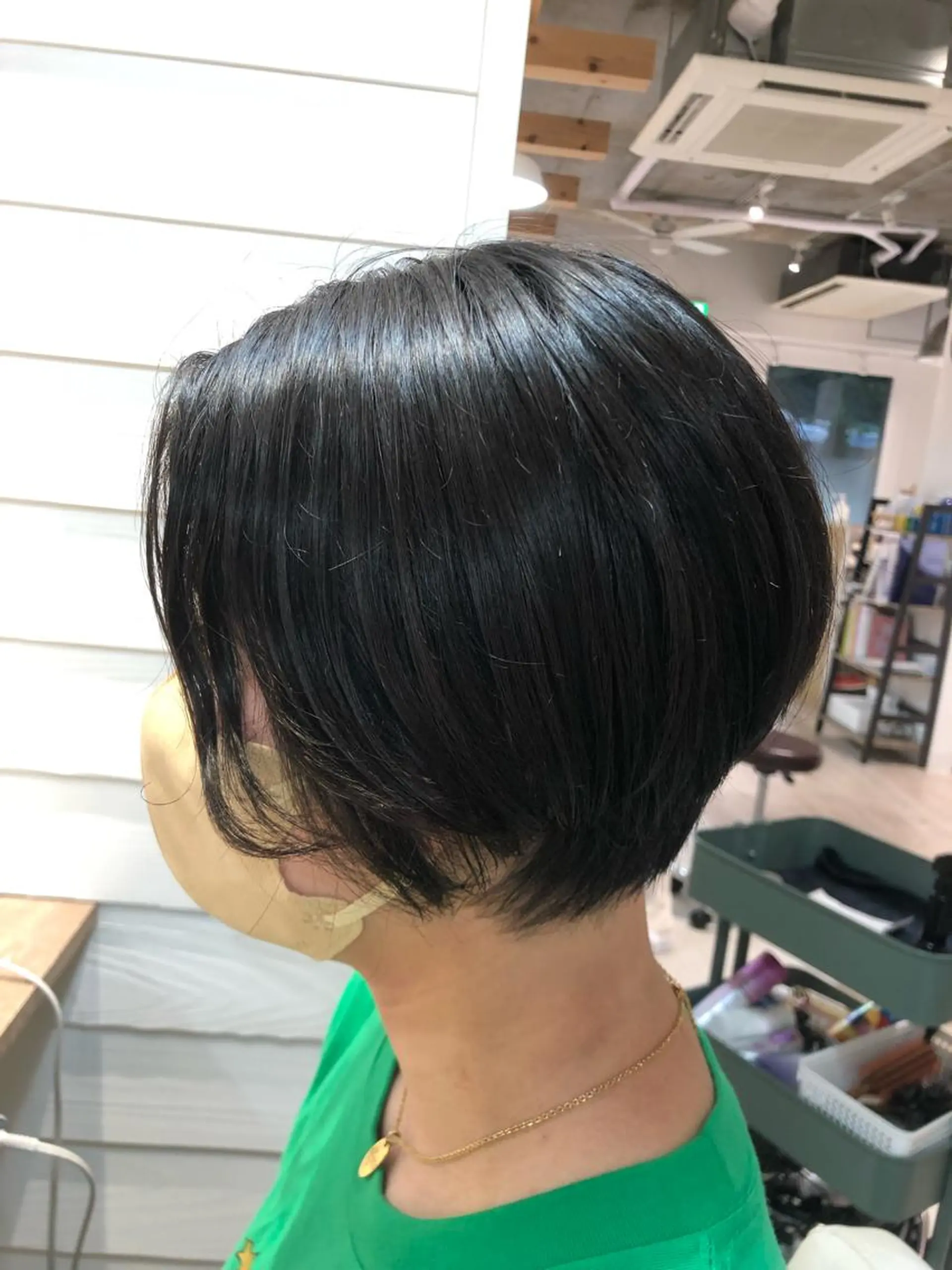 ショート ショートボブ ボブ ショートヘア カット Annie 吉田 裕美のヘアスタイル