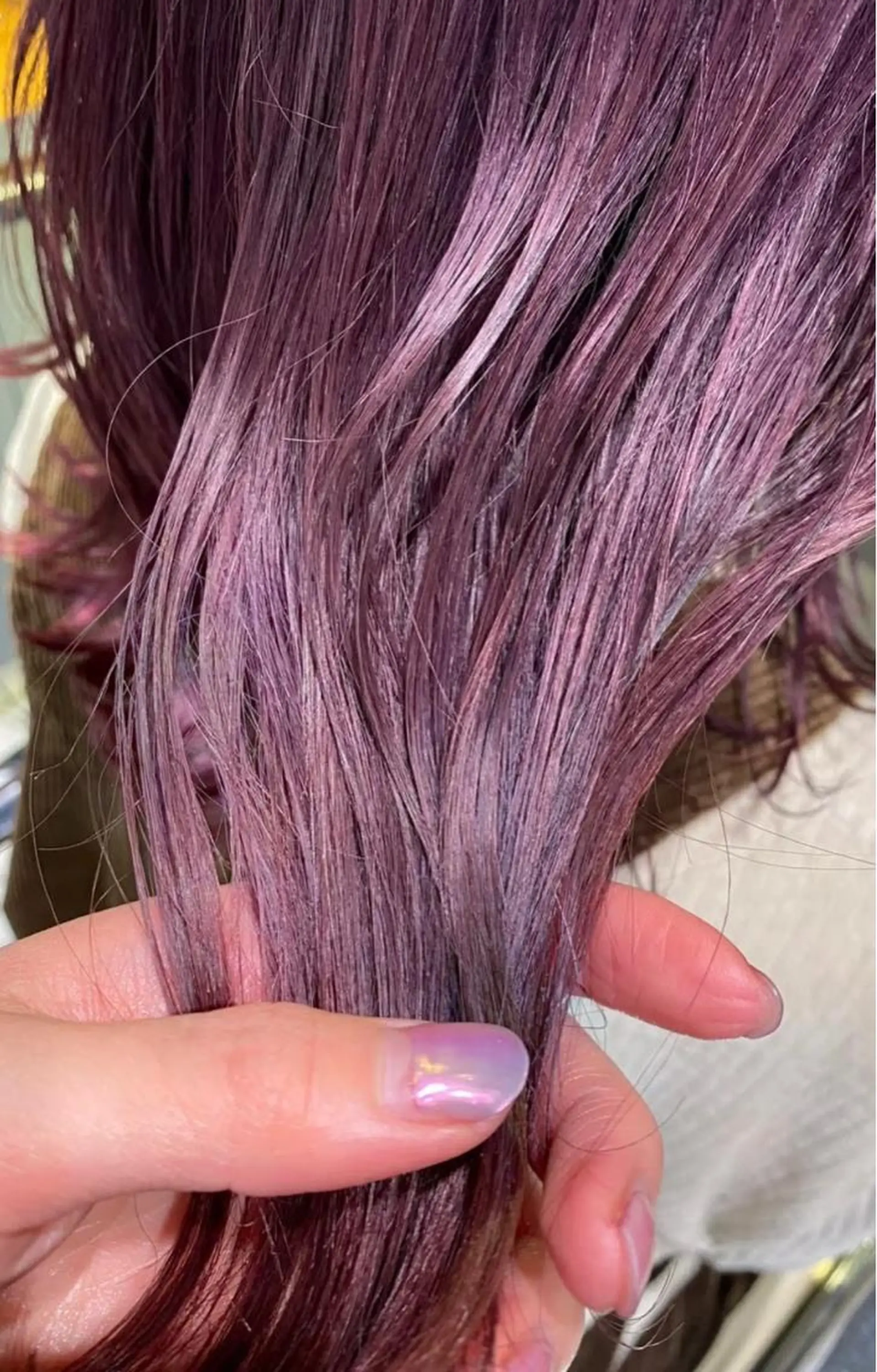 セミロング 💗モデルカット 募集中のヘアスタイル