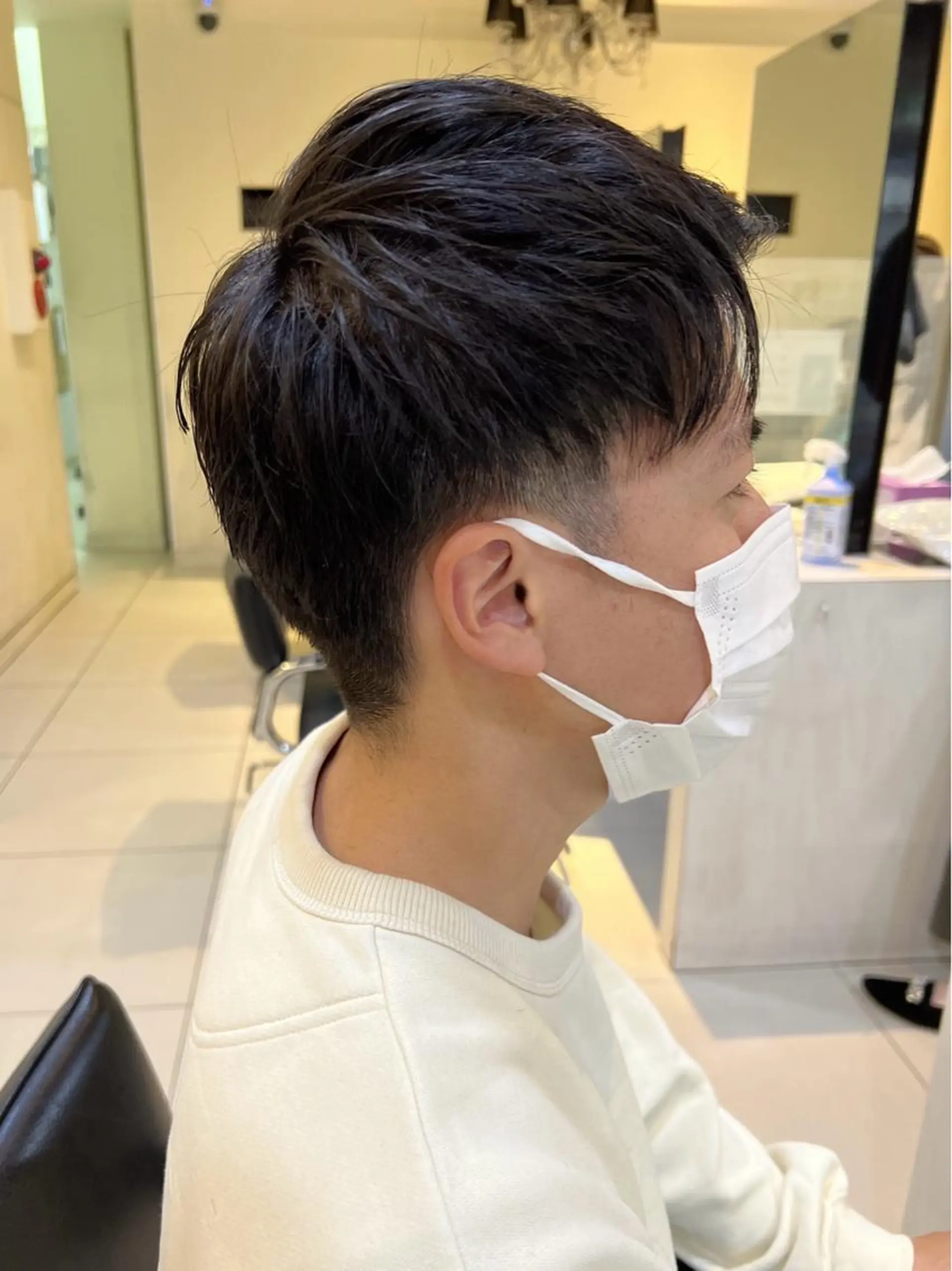 ショート メンズ 小澤 奈津美のヘアスタイル