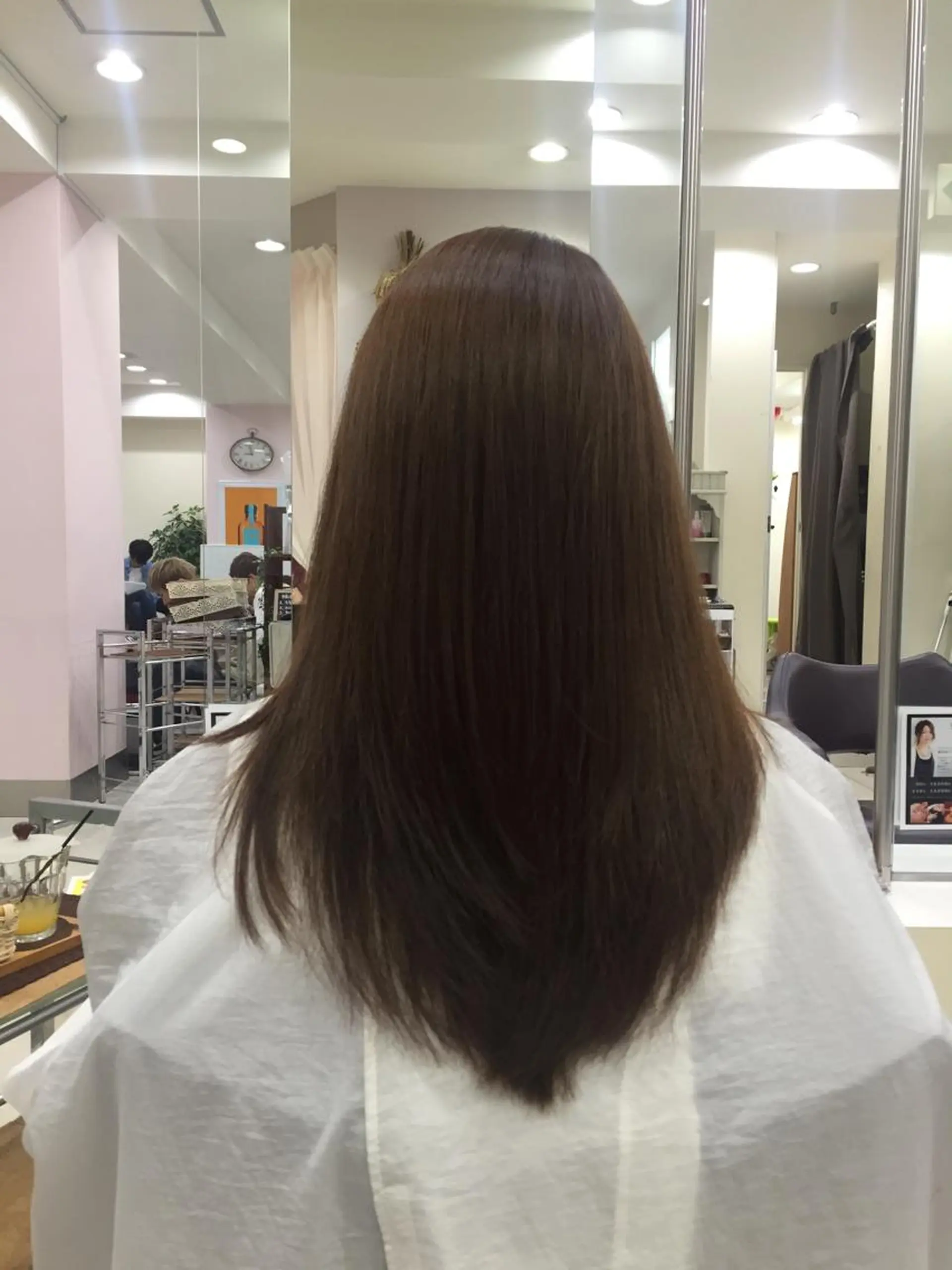 ロング カラー アッシュ ラベンダーカラー ラベンダーアッシュ 秋野 睦実のヘアスタイル