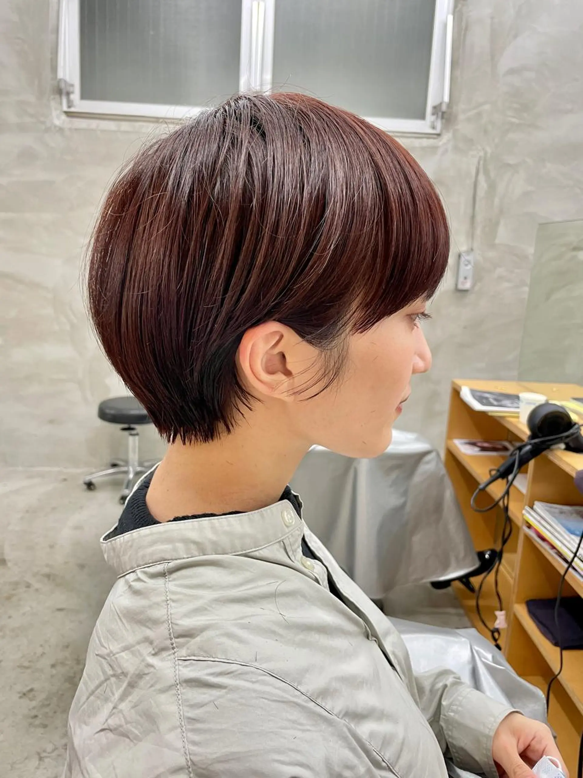 ショート カラー 丸みショート ショートヘア ショート・ボブ 徳竹淳一のヘアスタイル