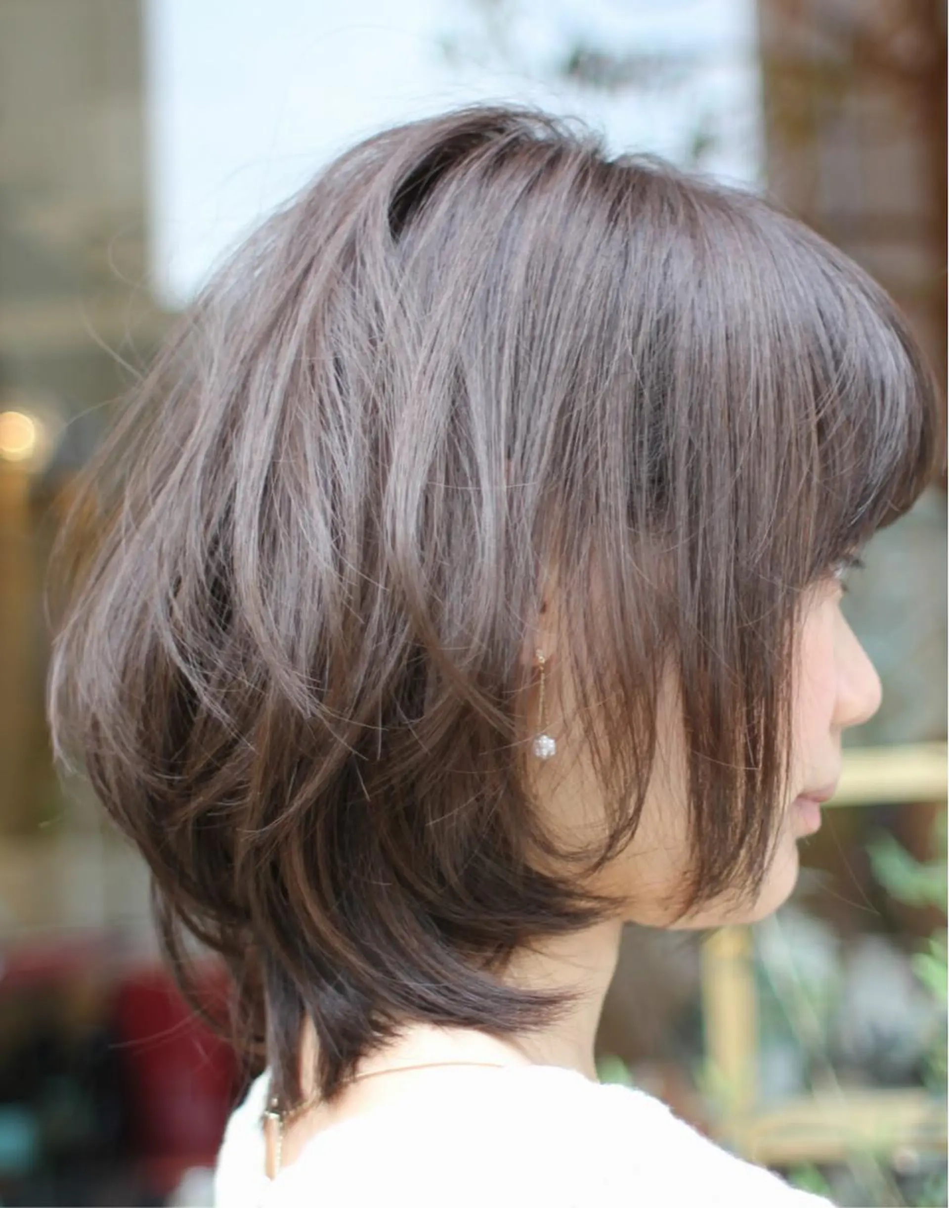 ミディアム カラー アッシュ ブリーチ ブリーチなしカラー カット ヘアカラー トリートメント CoCooN minamiのヘアスタイル