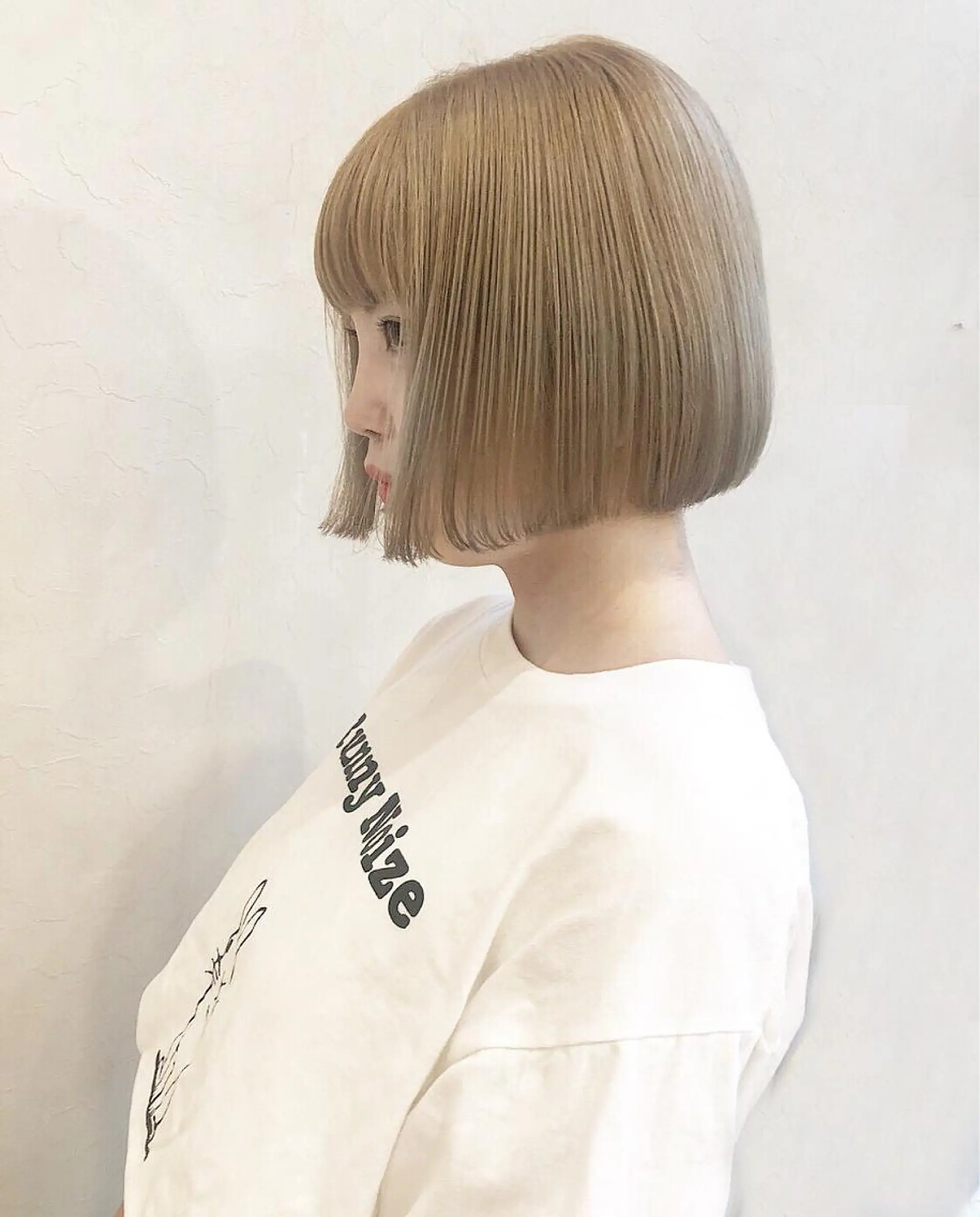 ショート カラー ヘアセット nakahara madokaのヘアスタイル