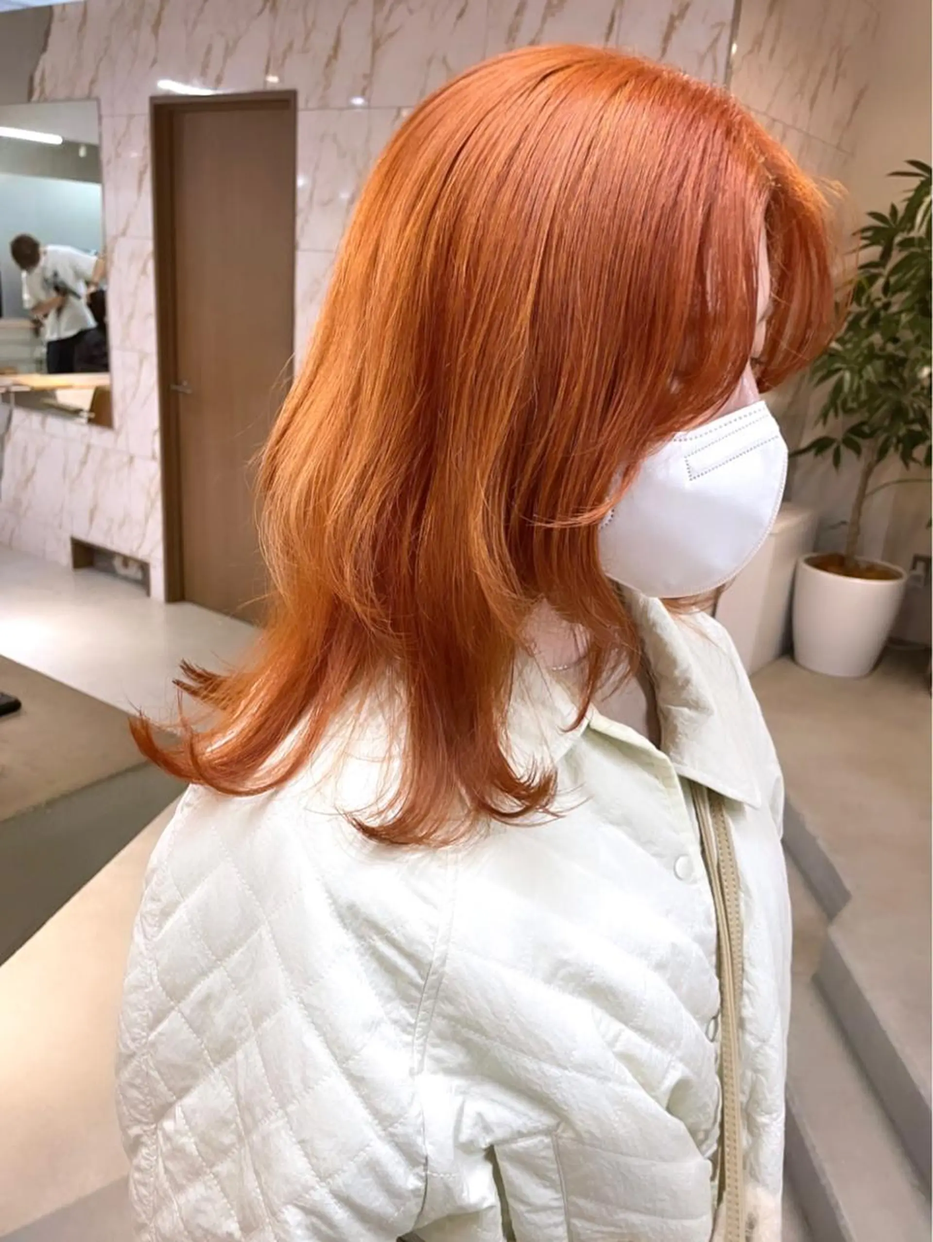 セミロング カラー 韓国風ヘア カット ヘアカラー トリートメント ヘアセット 💎韓国風レイヤー /ボブ💎Namiのヘアスタイル