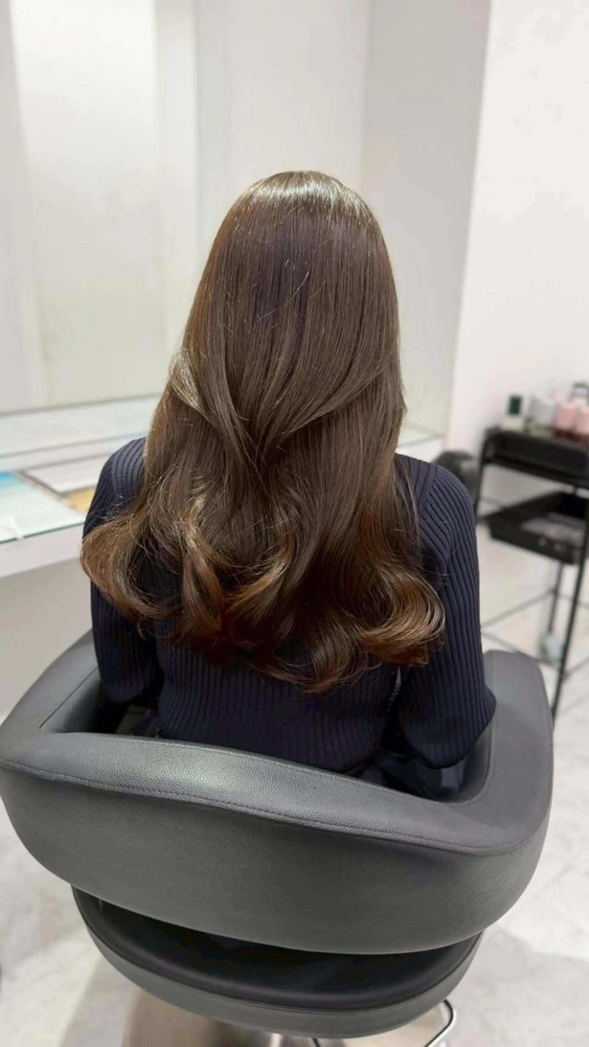 カラー ブリーチなし🥣🤍 ベージュ♡表参道のヘアスタイル