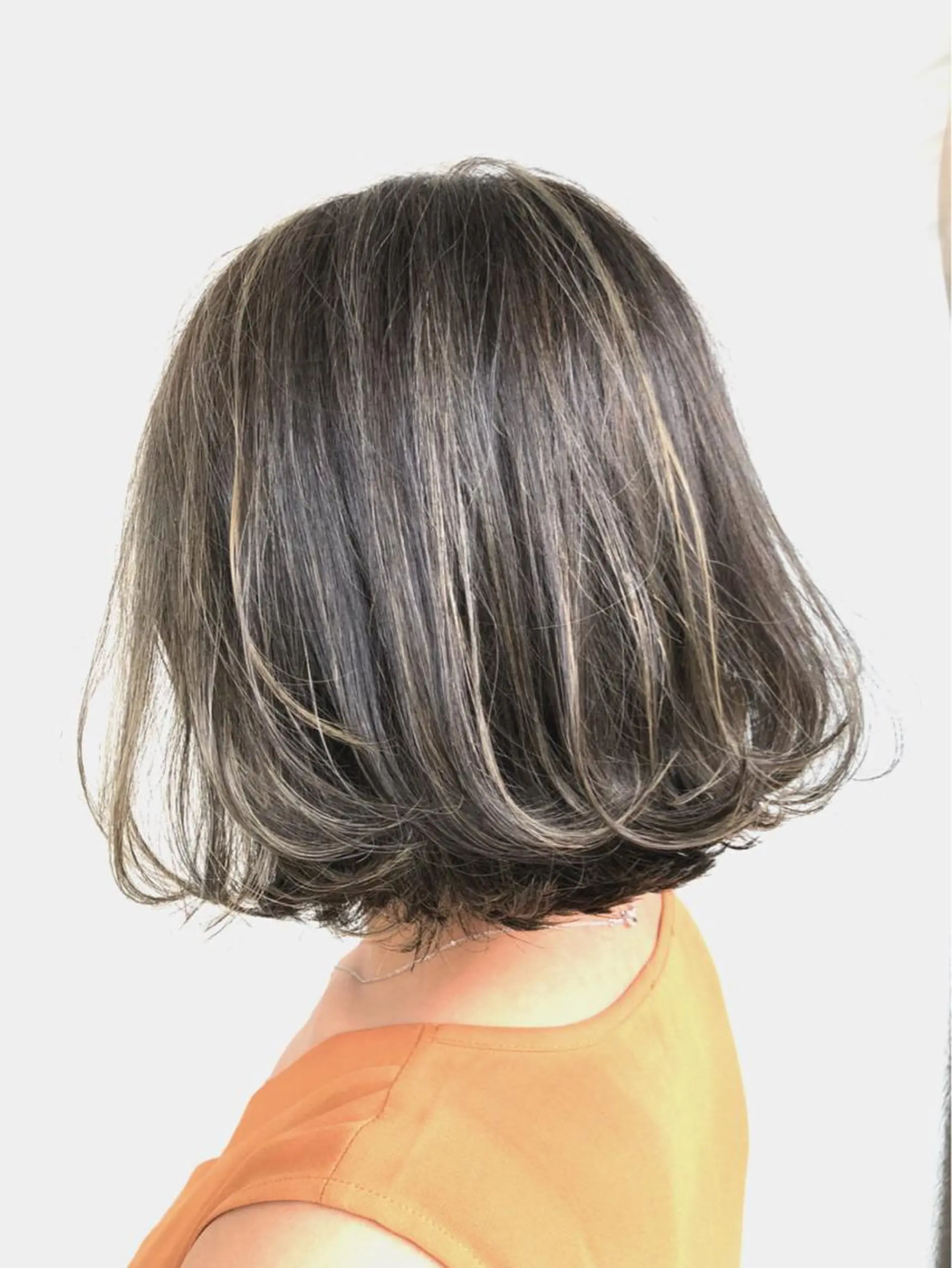 ミディアム カラー ヘアアレンジ アッシュ ベージュカラー ハイライトカラー ハイライト メンズパーマ特化/ メッシュ/薫/店長のヘアスタイル