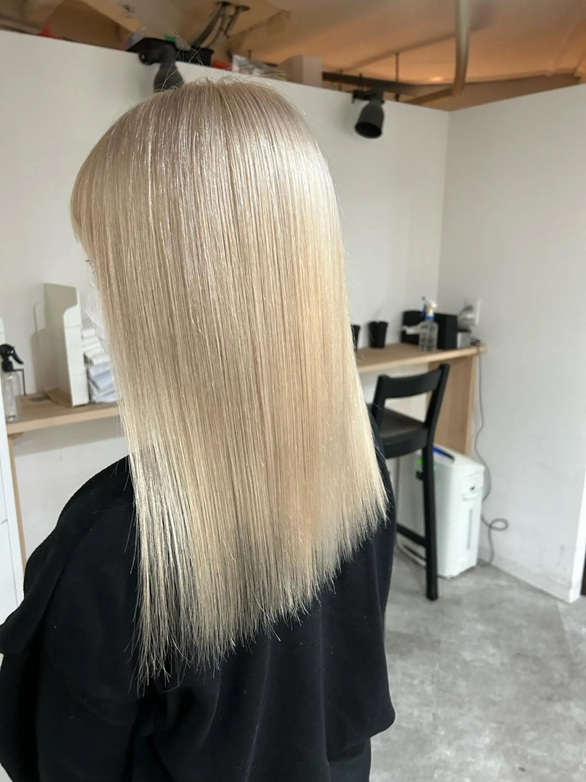 ミディアム カラー ハイトーンカラー ヘアカラー トリートメント ✂️大門 巧✂️ LAFF心斎橋店のヘアスタイル