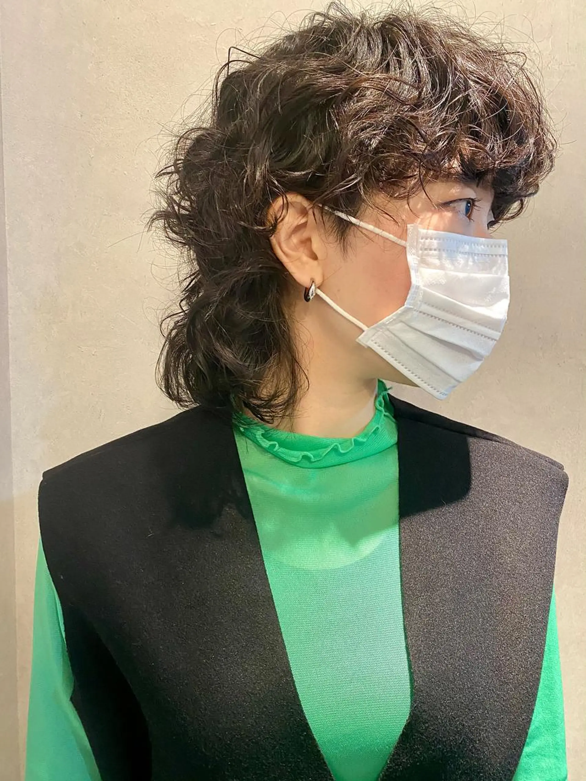 ミディアム パーマ カット パーマ 🍃ショートヘア🍃 北林春樹のヘアスタイル