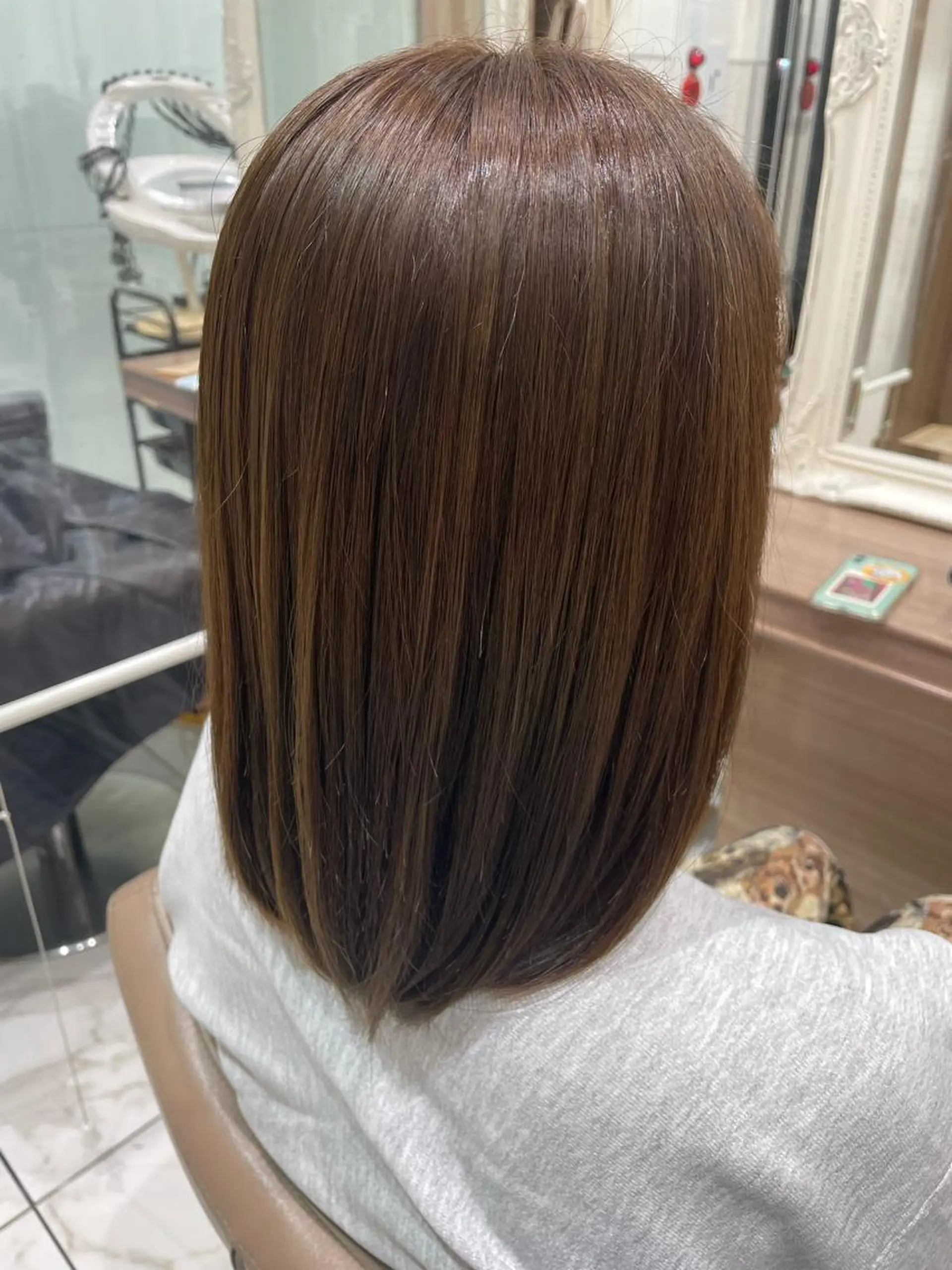 ミディアム 韓国透明感カラー🌀 yuukiのヘアスタイル