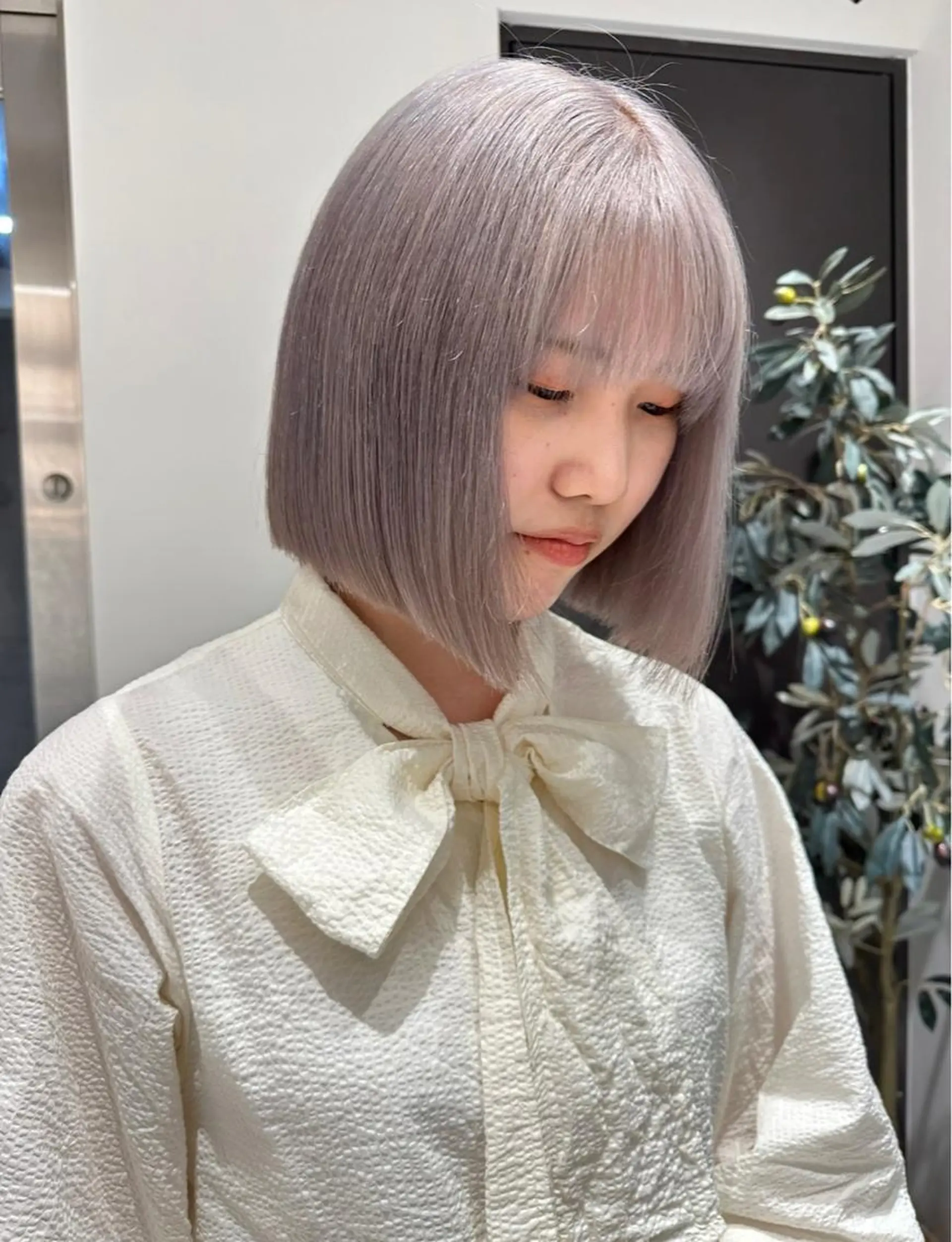 ショート ୨୧柔らかいカラー nozomi ୨୧のヘアスタイル