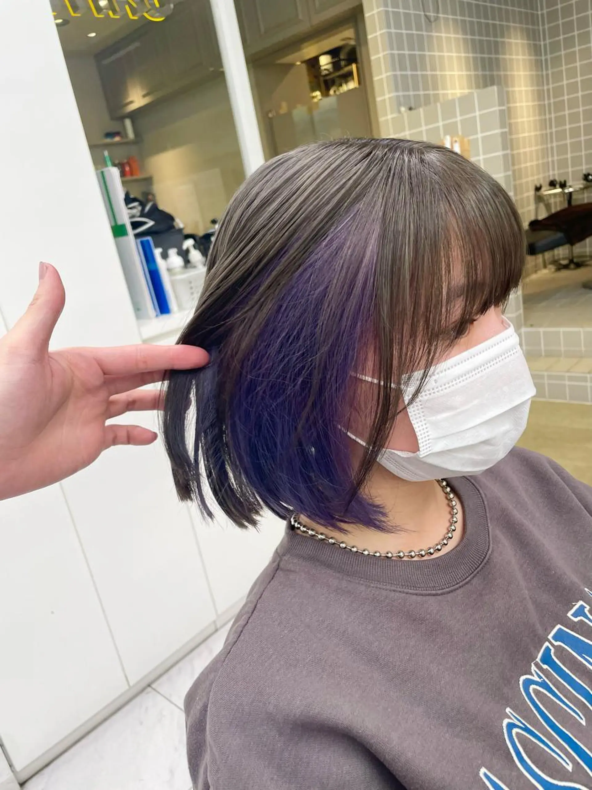 ロング カラー *モデル募集🤍横浜 透明感カラー🫧のヘアスタイル