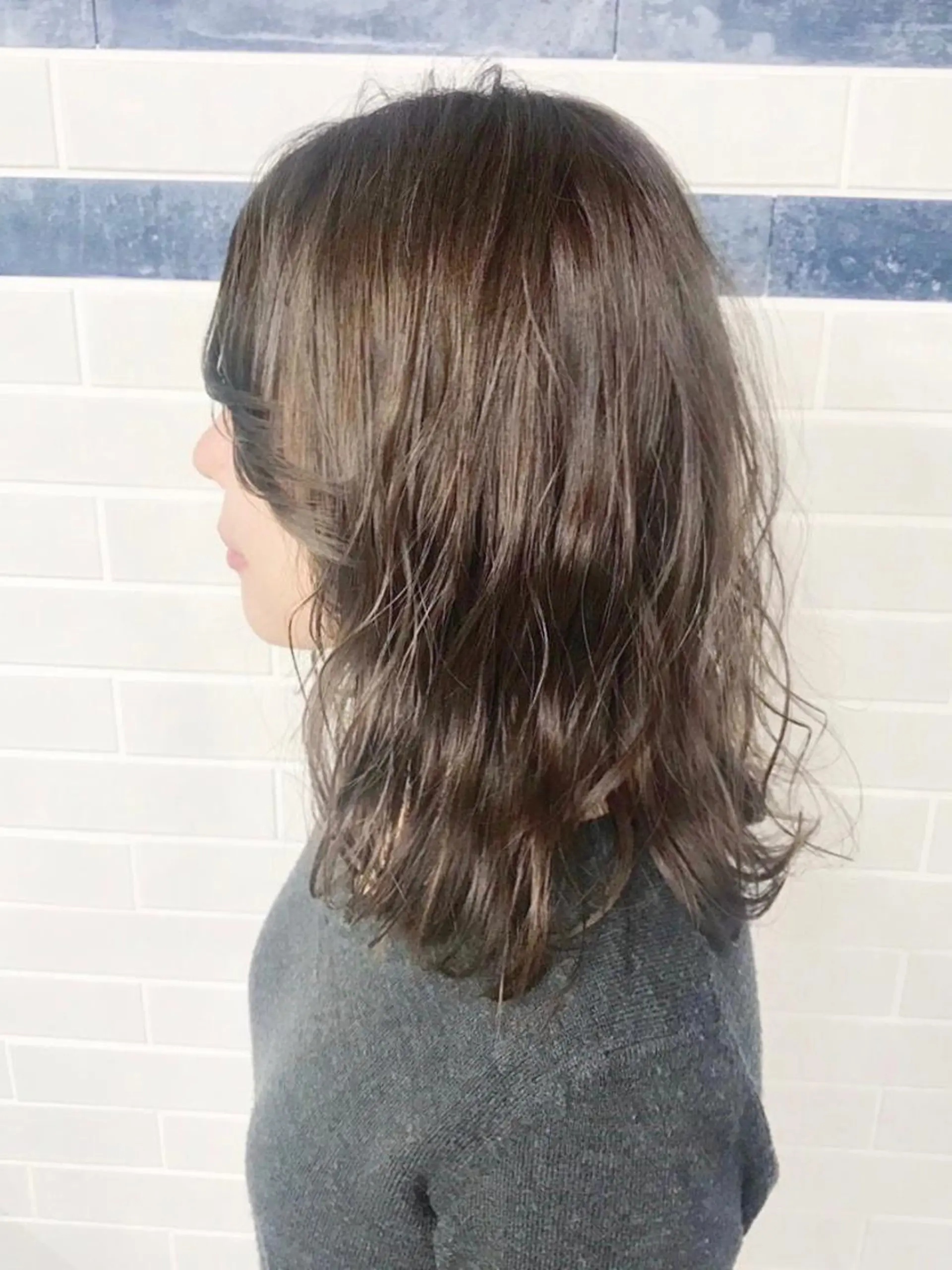 ミディアム カラー アディクシーカラー カット ヘアカラー トリートメント ❤️Ruminate 日暮里店❤️のヘアスタイル