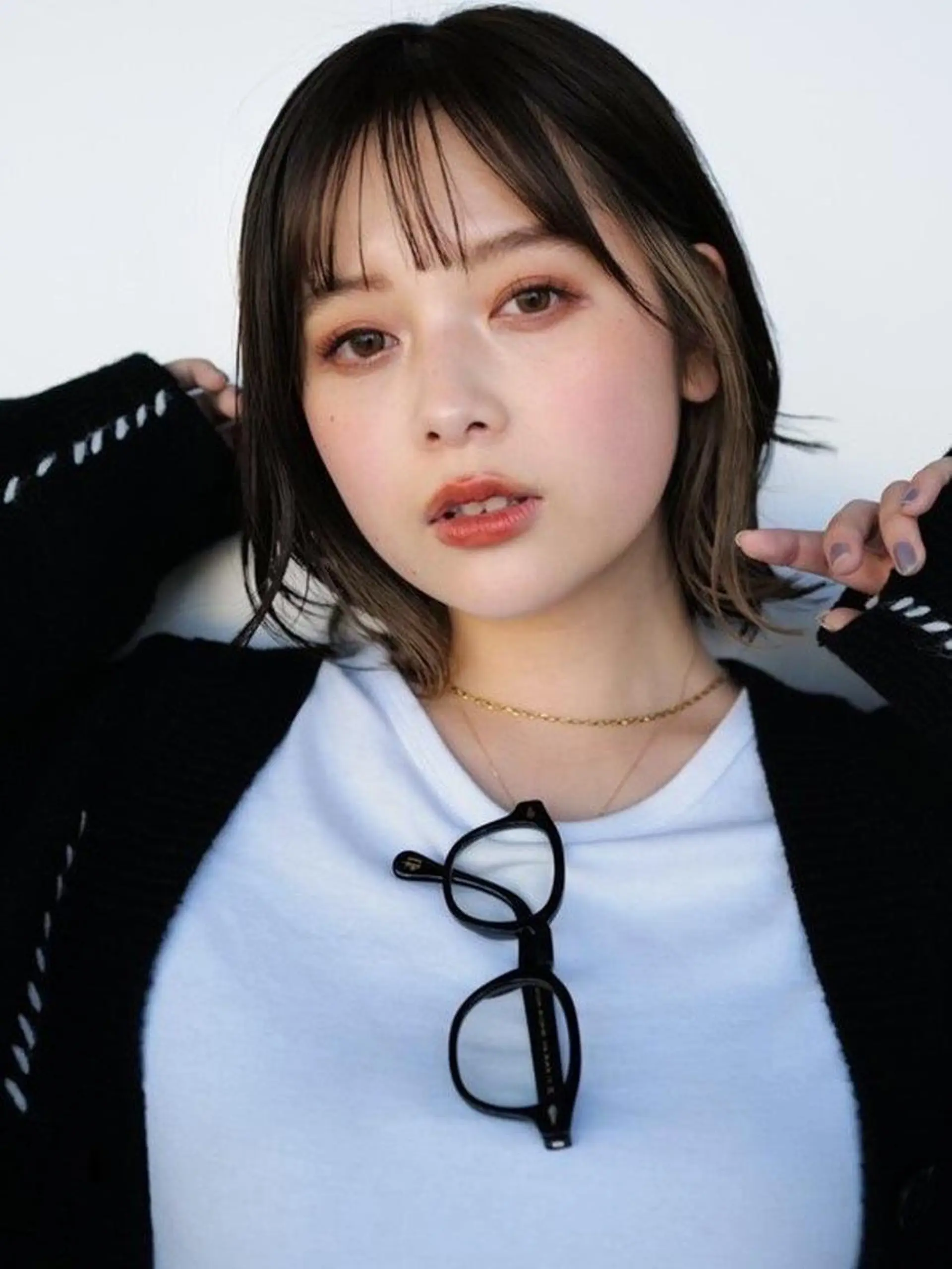 ミディアム カラー 顔周りカット/ 髪質改善/kazuのヘアスタイル