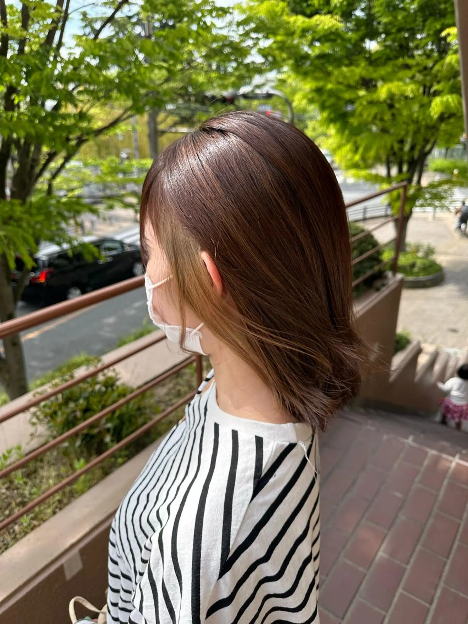 ミディアム カラー 艶カラー/ Nanamiのヘアスタイル