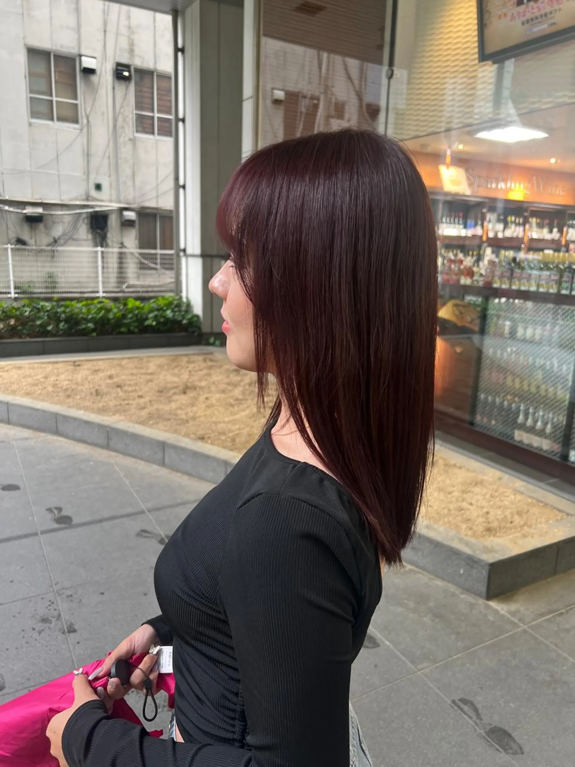 ミディアム カラー ブリーチ ブリーチなしカラー レッドカラー beleefric 🩵チセのヘアスタイル