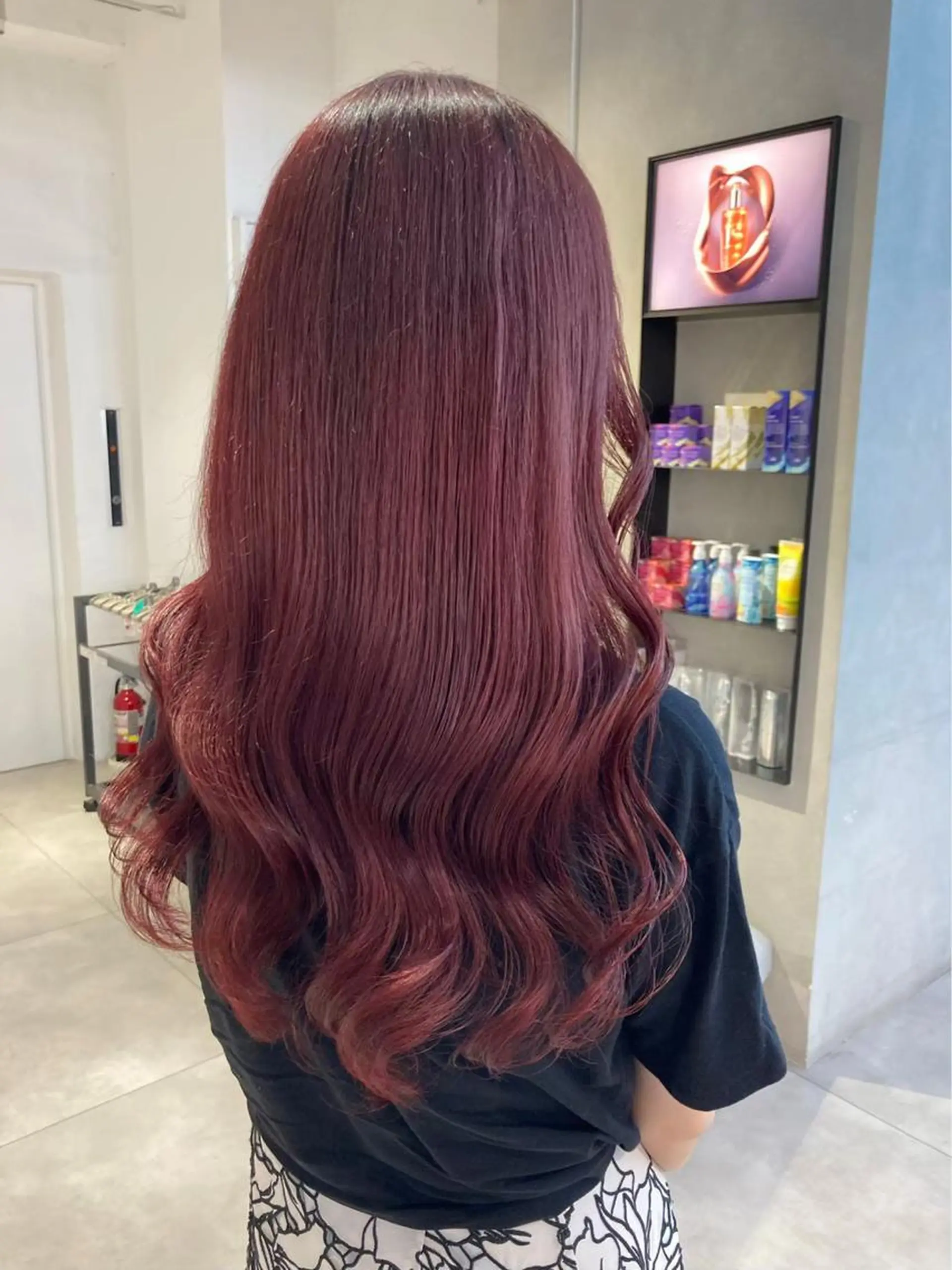 ロング カラー ヘアアレンジ ハイトーン特化 pepe🎀のヘアスタイル